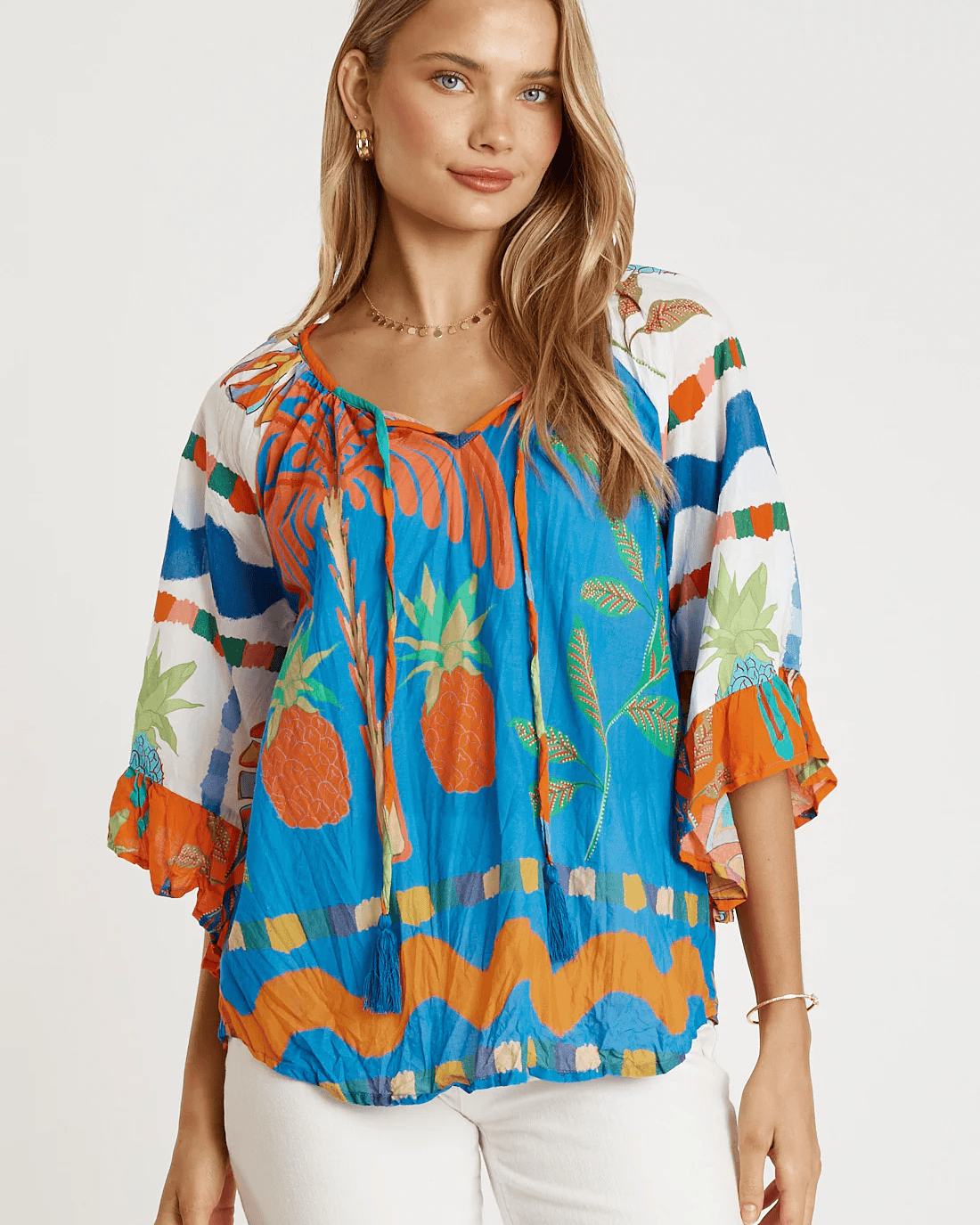 Lulalife Lulalife Tasmin Top - Multi Lulalife Tasmin Top - Multi Splash Swimwear Clothing