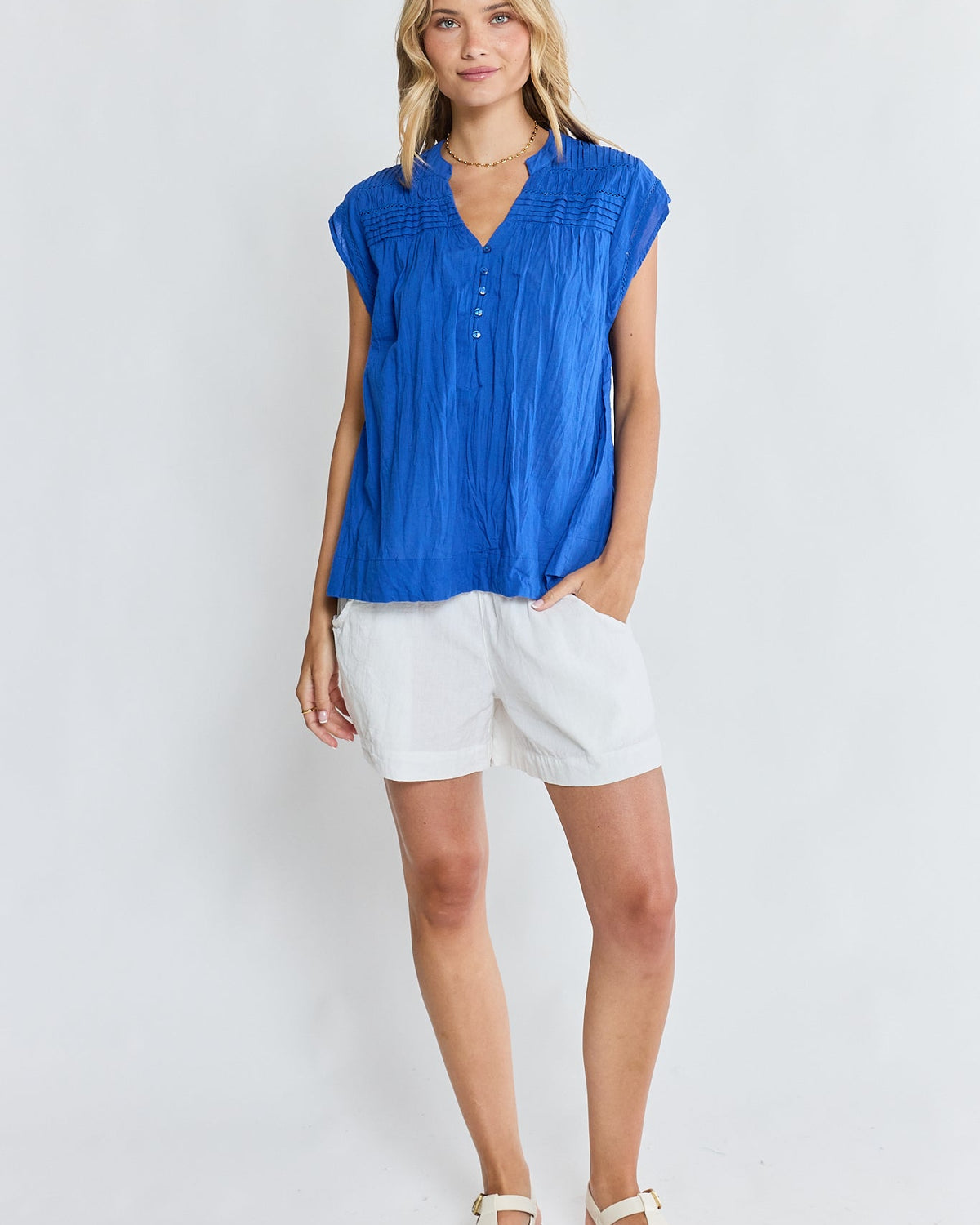Lulalife Marilyn Top - Azure
