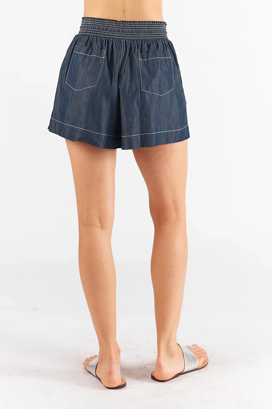 Lulalife Pula Short - Denim Lulalife Melody Shirt Splash Swimwear