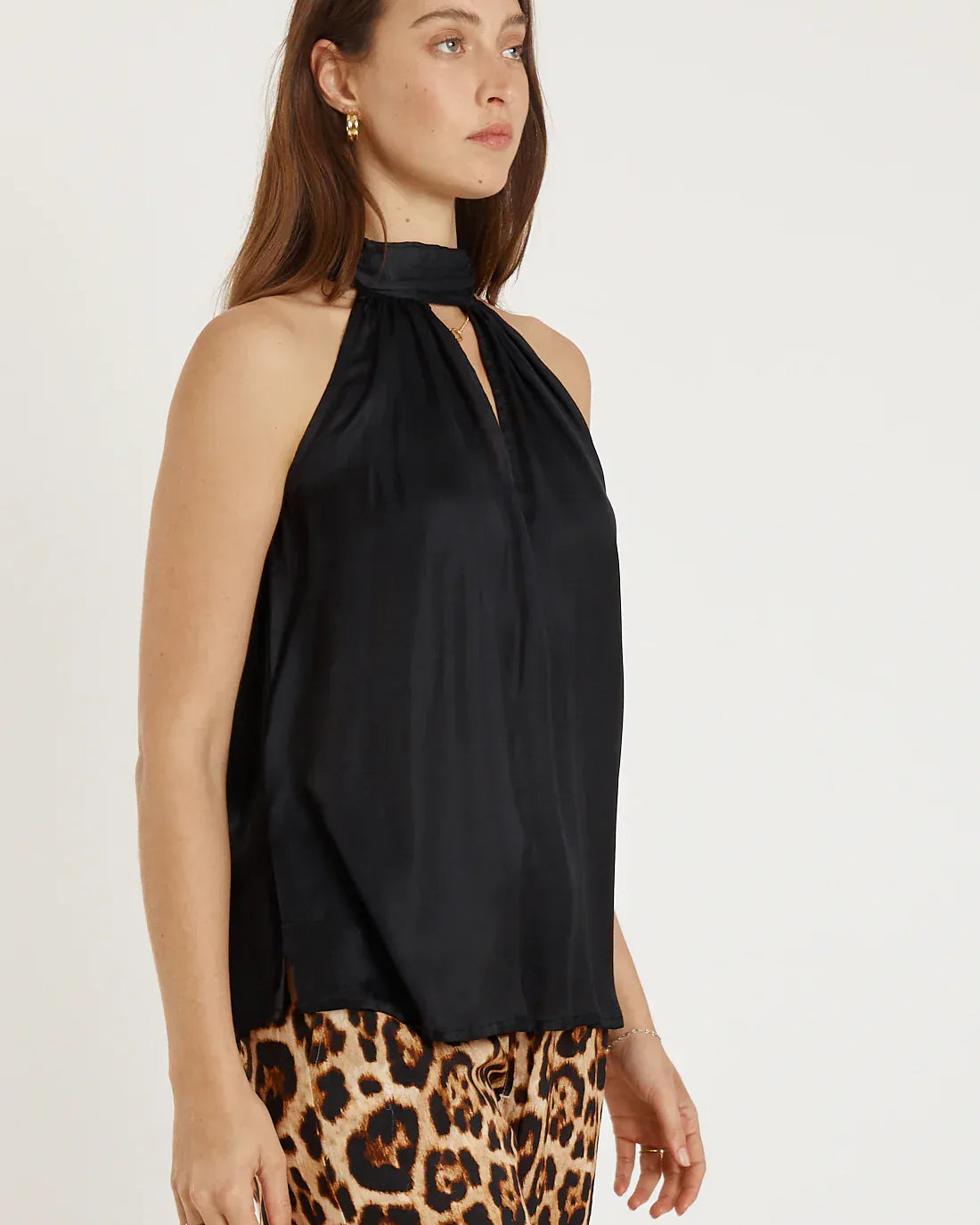 Lulalife Rubyyaya Bienvenue Halter Top - Black Rubyyaya Bienvenue Halter Top - Black Splash Swimwear Clothing