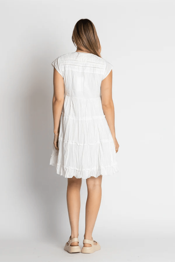 Lulalife Shayna Tiered Dress Shayna Tiered Dress Splash Swimwear Clothing