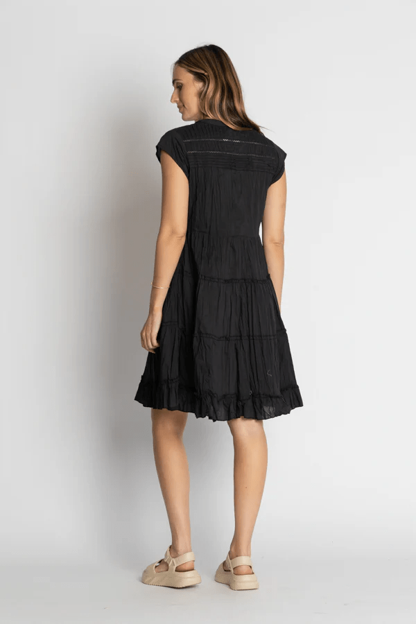 Lulalife Shayna Tiered Dress Shayna Tiered Dress Splash Swimwear Clothing