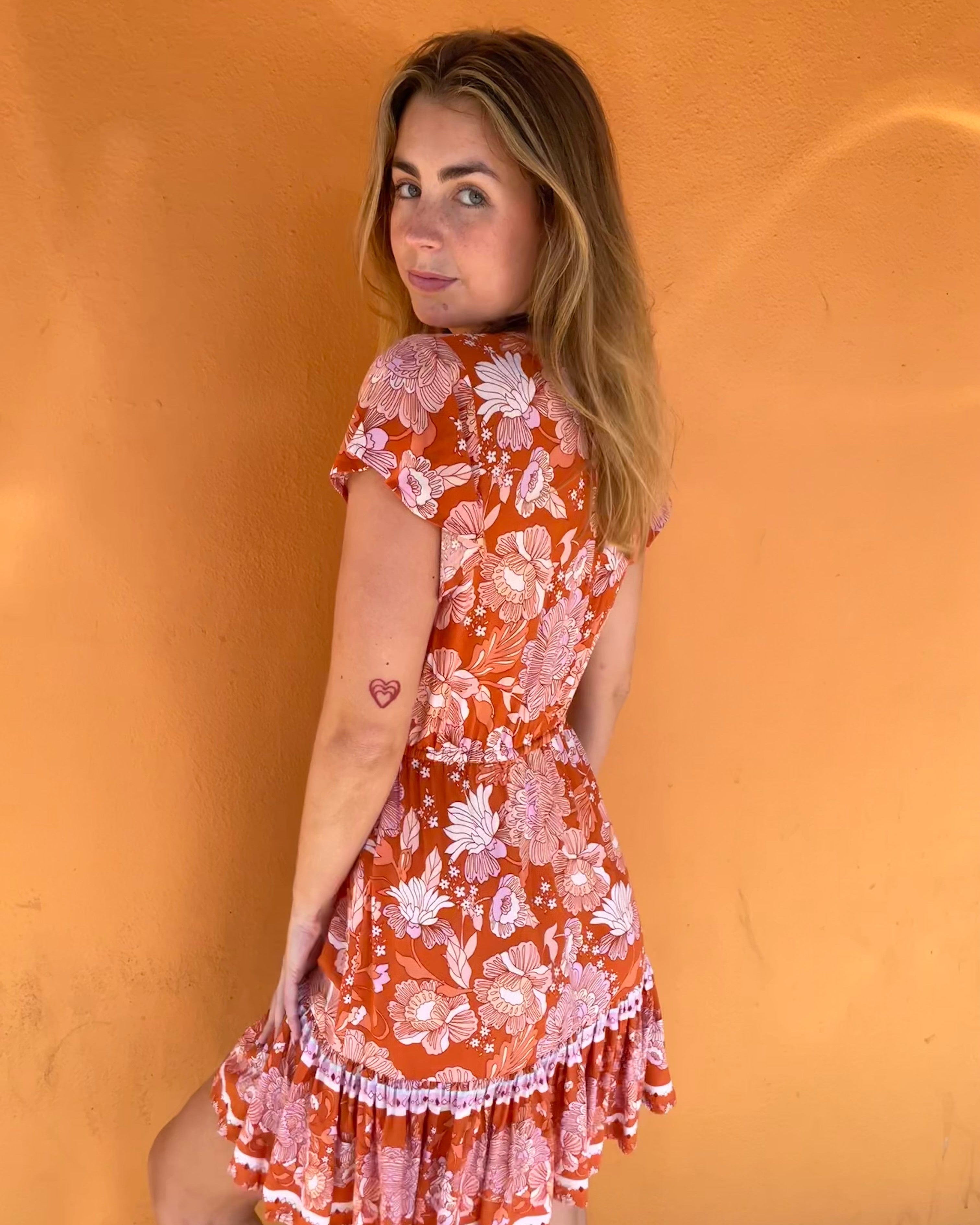 Lulu & Bird Lotus Flower Gypset Dress Lulu & Bird Songbird Gypset Dress - Amethyst