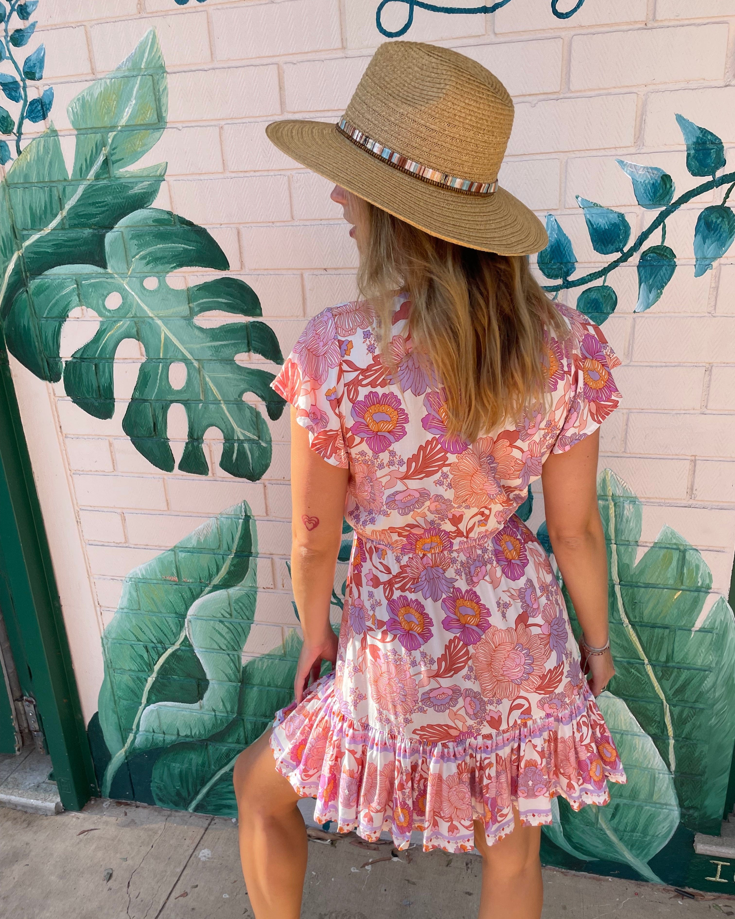 Lulu & Bird Lotus Flower Gypset Dress Lulu & Bird Songbird Gypset Dress - Amethyst