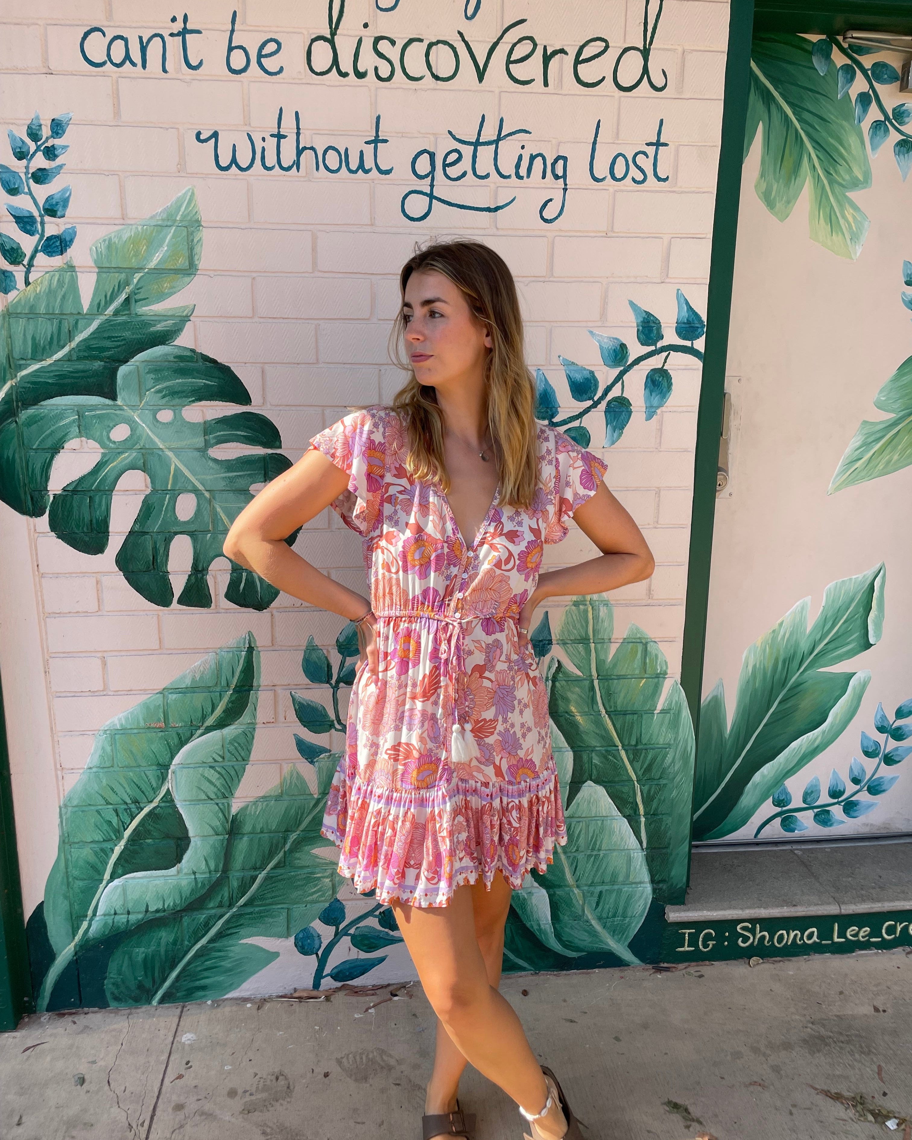 Lulu & Bird Lotus Flower Gypset Dress Lulu & Bird Songbird Gypset Dress - Amethyst