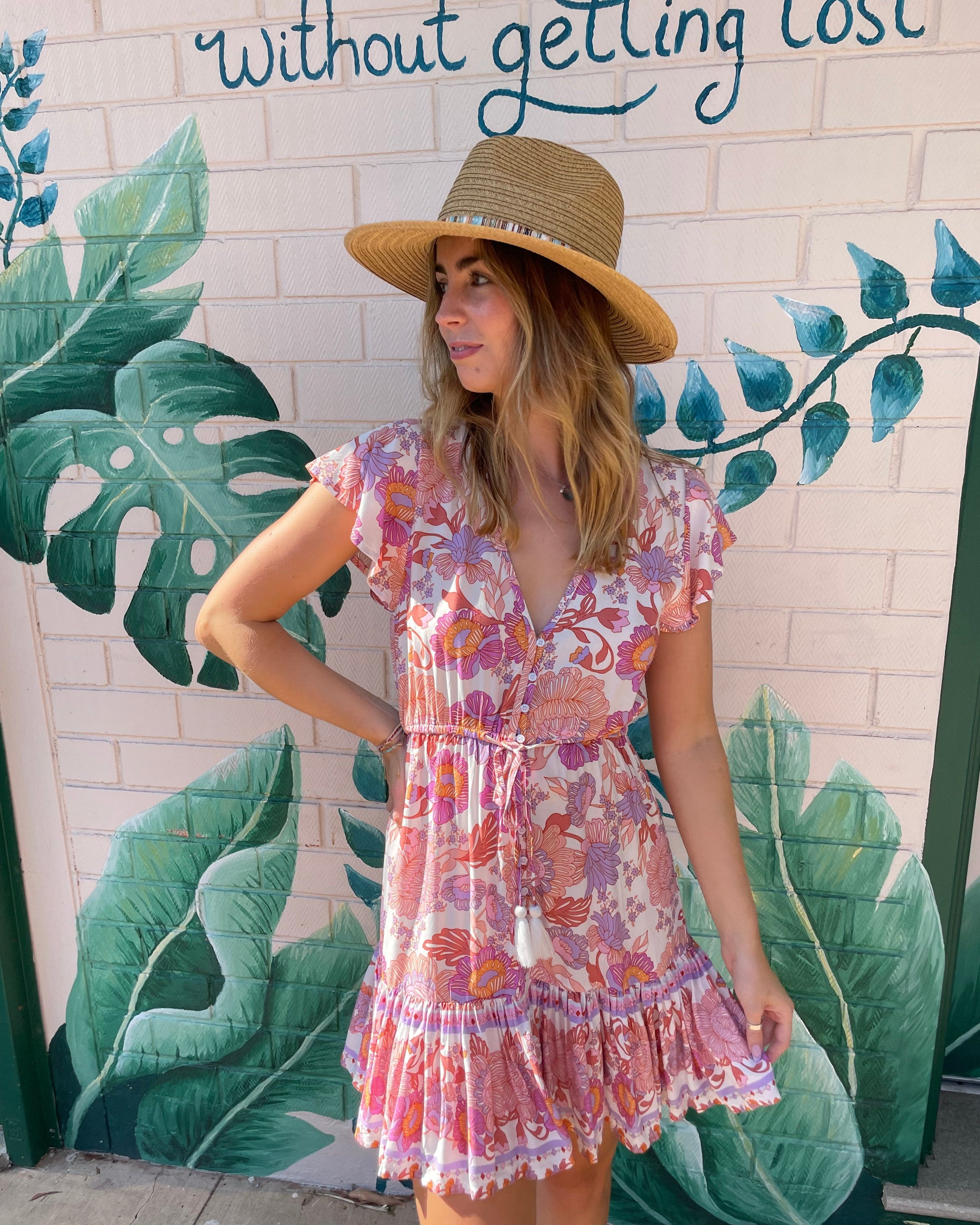 Lulu & Bird Lotus Flower Gypset Dress Lulu & Bird Songbird Gypset Dress - Amethyst