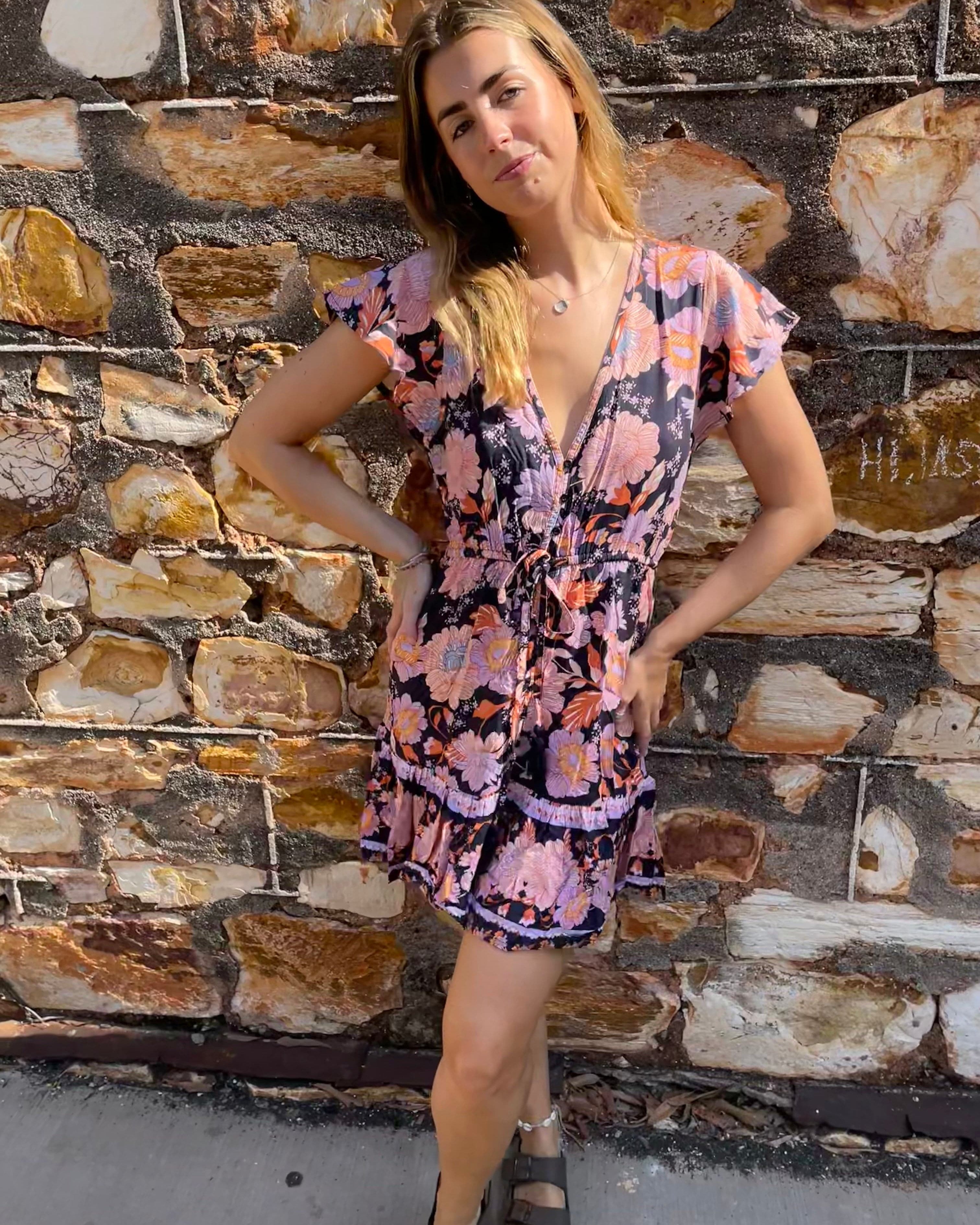 Lulu & Bird Lotus Flower Gypset Dress Lulu & Bird Songbird Gypset Dress - Amethyst