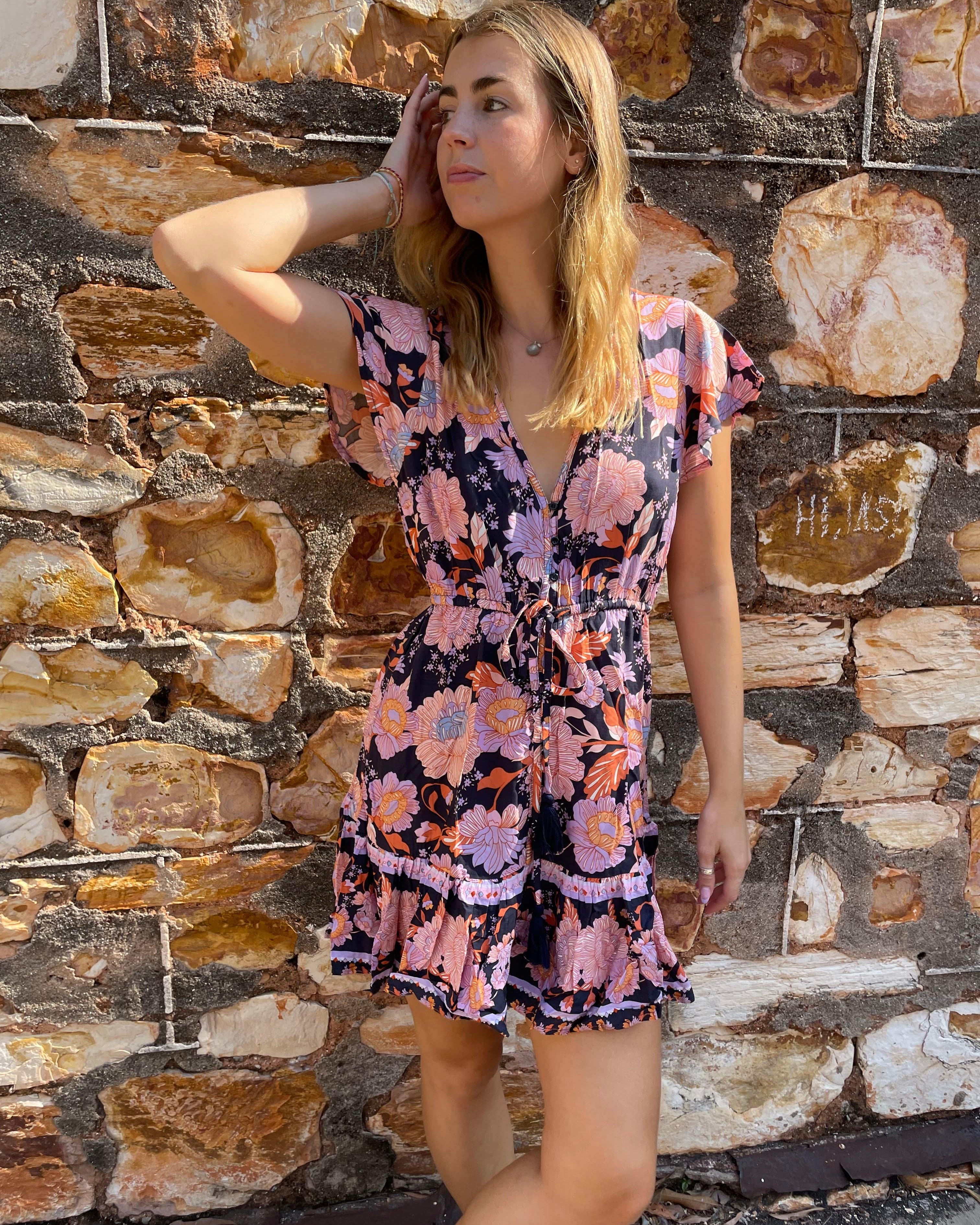 Lulu & Bird Lotus Flower Gypset Dress Lulu & Bird Songbird Gypset Dress - Amethyst