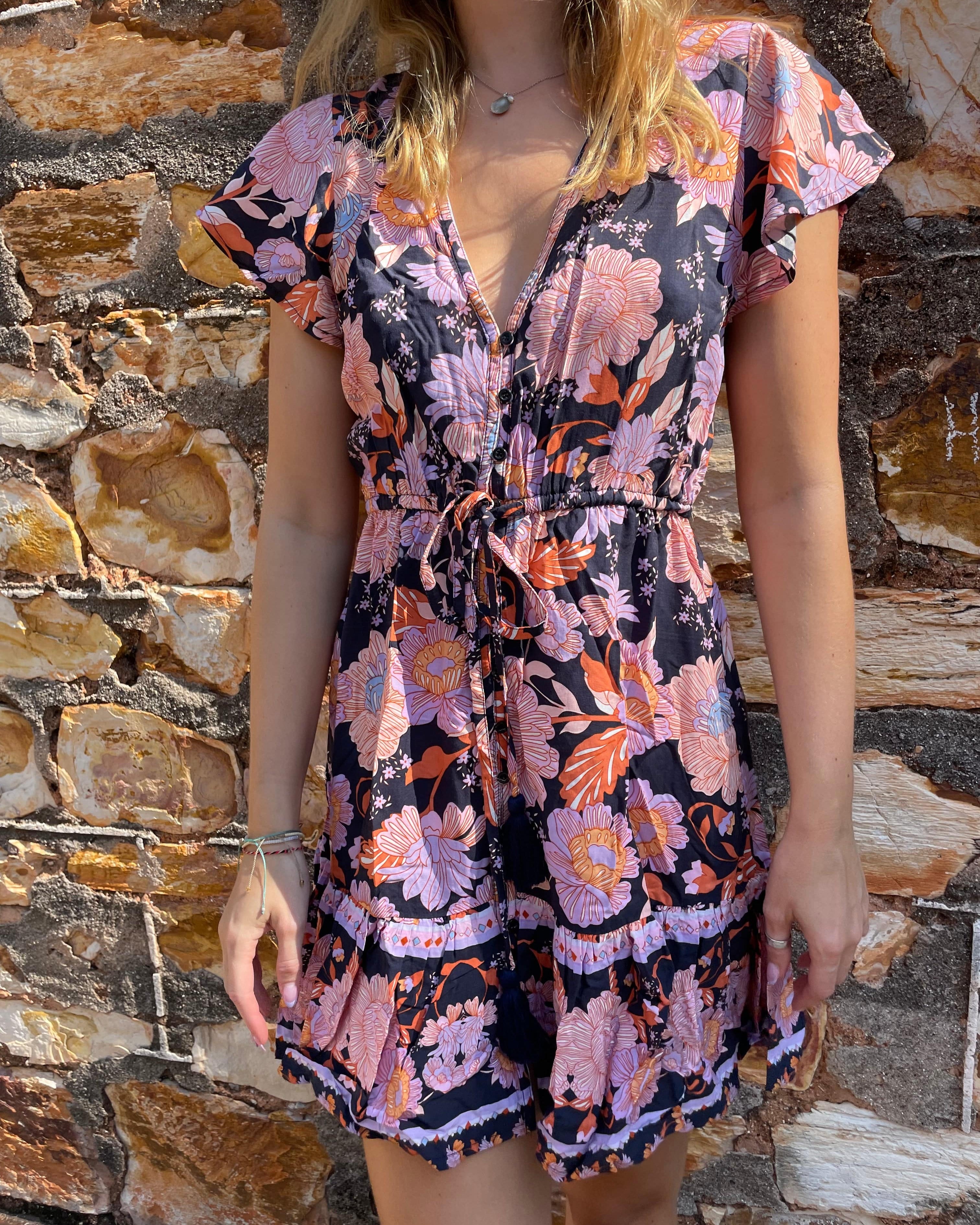 Lulu & Bird Lotus Flower Gypset Dress Lulu & Bird Songbird Gypset Dress - Amethyst