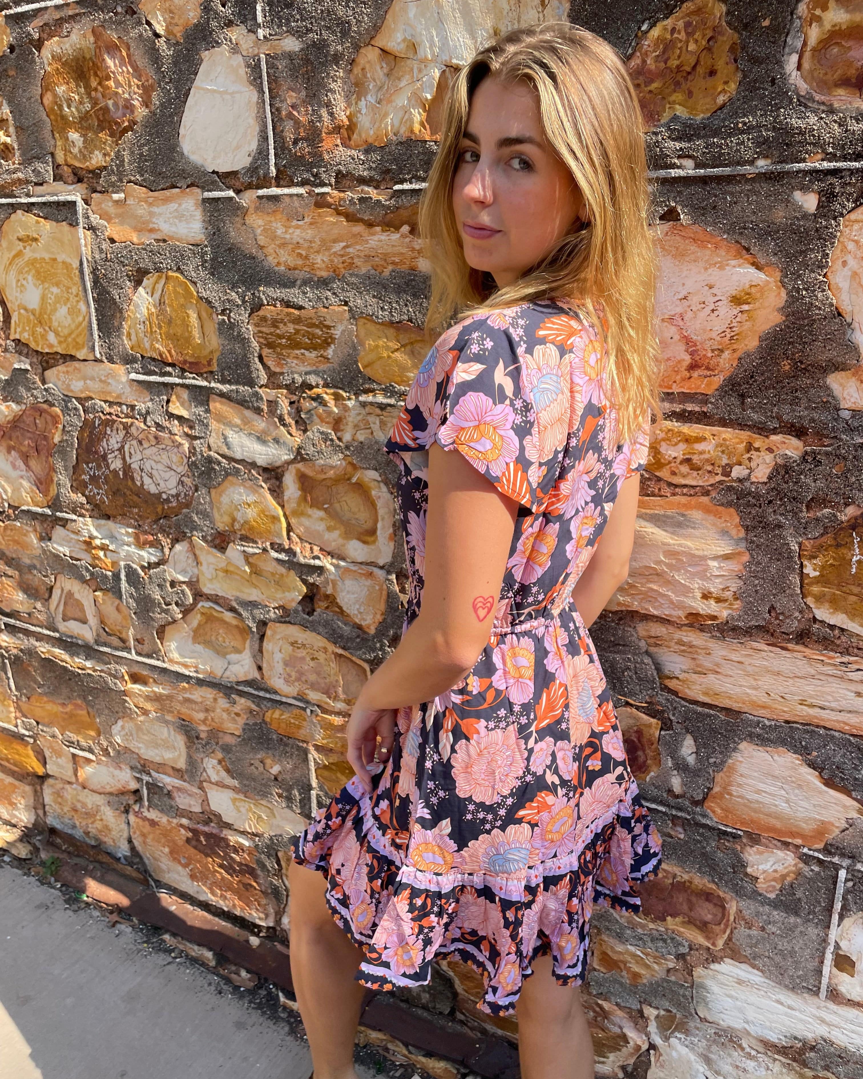 Lulu & Bird Lotus Flower Gypset Dress Lulu & Bird Songbird Gypset Dress - Amethyst