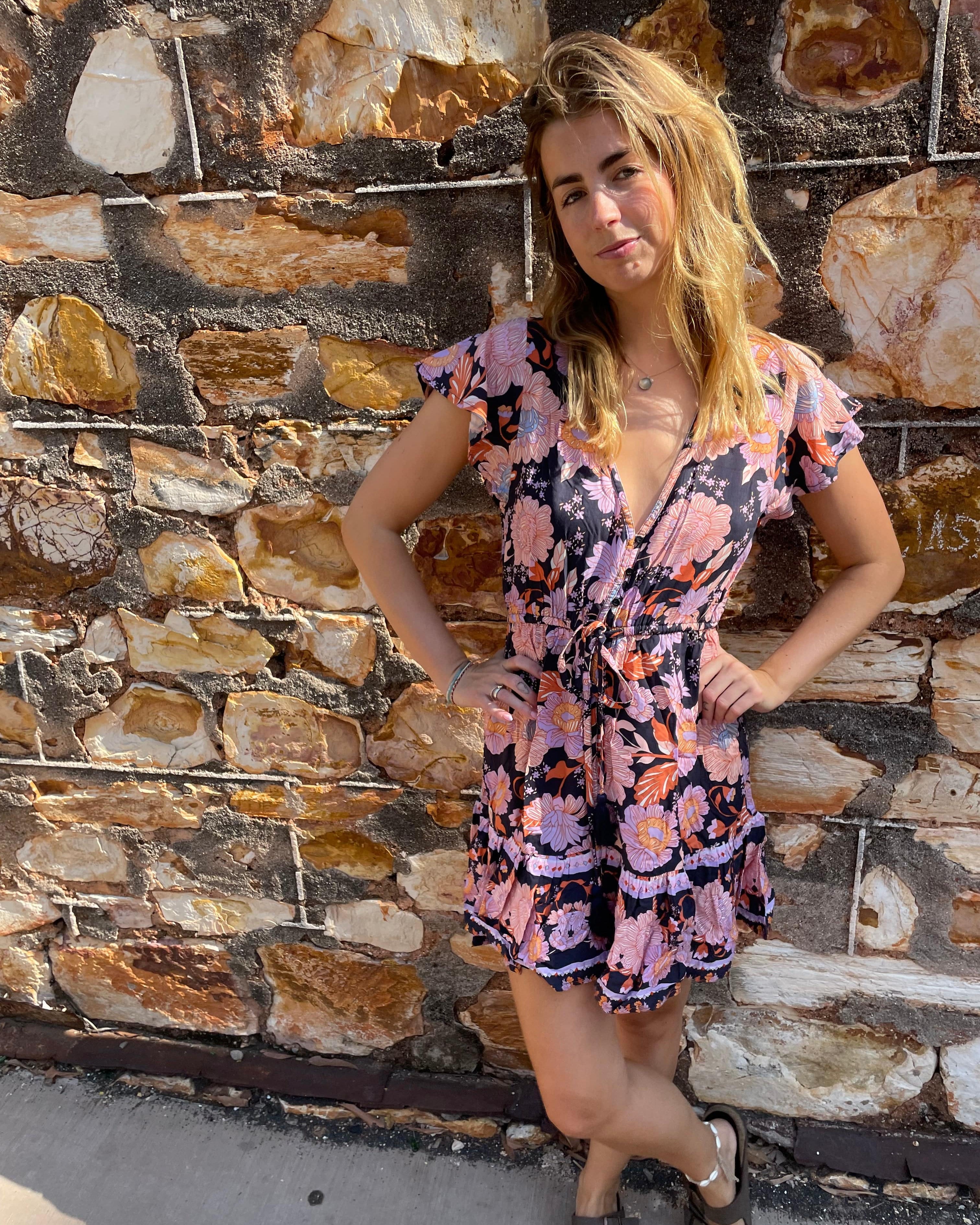 Lulu & Bird Lotus Flower Gypset Dress Lulu & Bird Songbird Gypset Dress - Amethyst