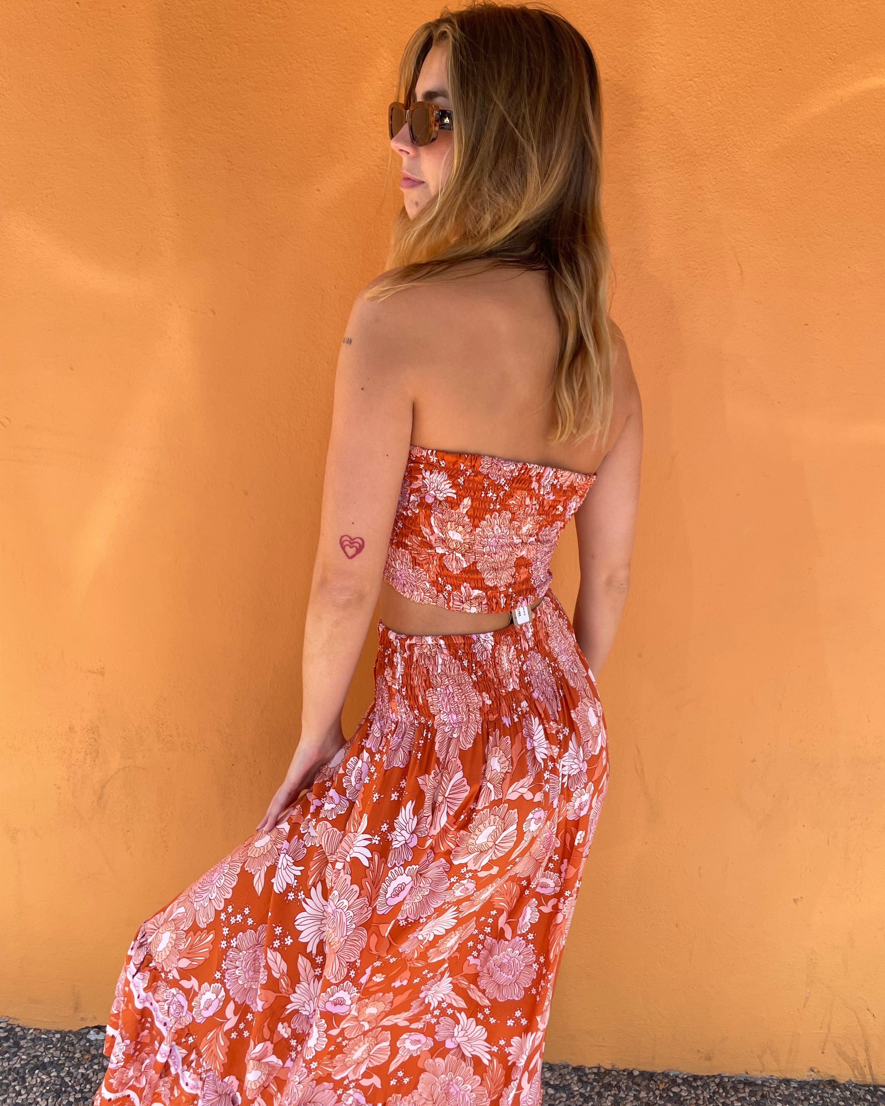 Lulu & Bird Lotus Flower Wayfarer Skirt