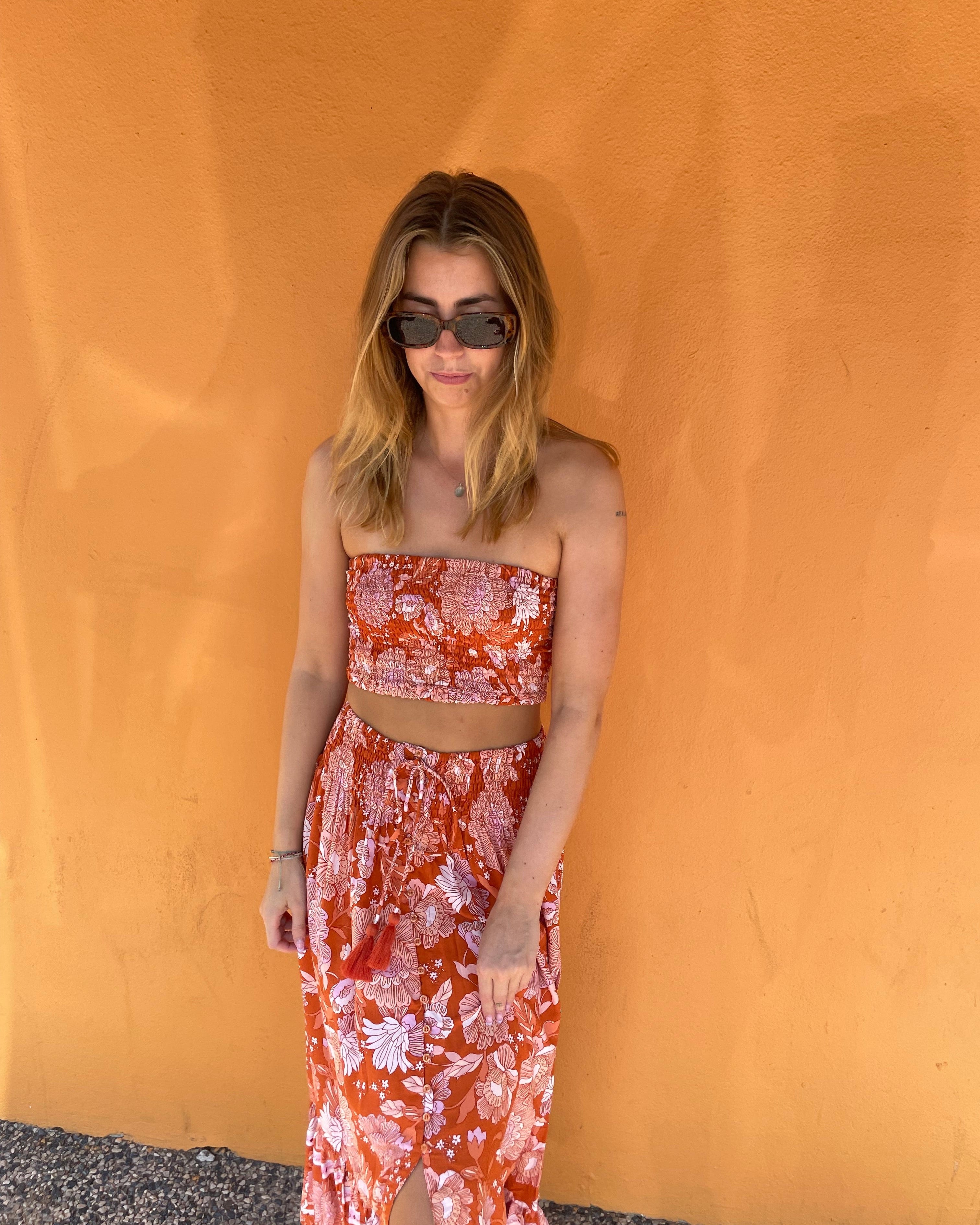 Lulu & Bird Lotus Flower Wayfarer Skirt