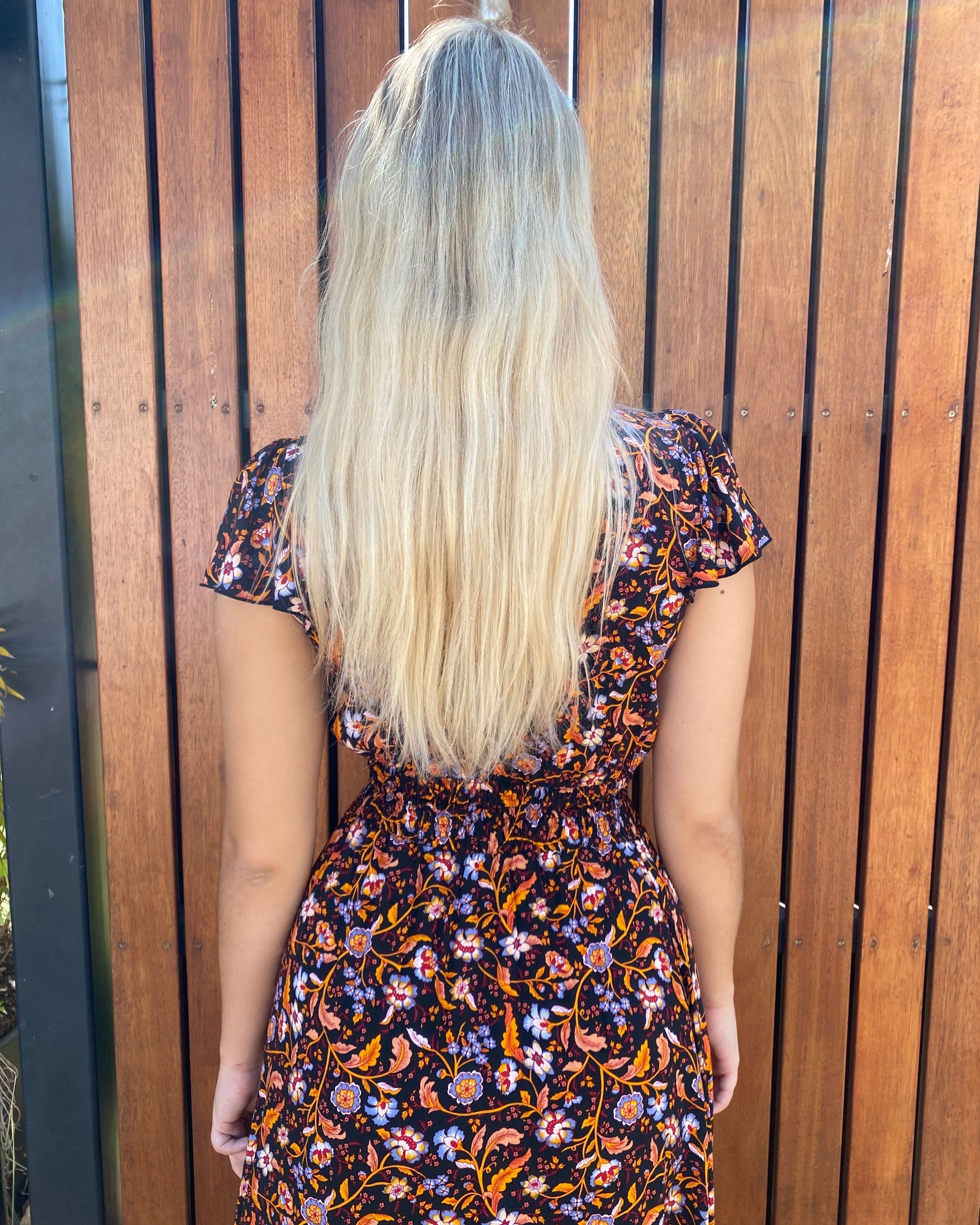 Lulu & Bird Songbird Spellbound Dress - Black Splash Swimwear Dresses