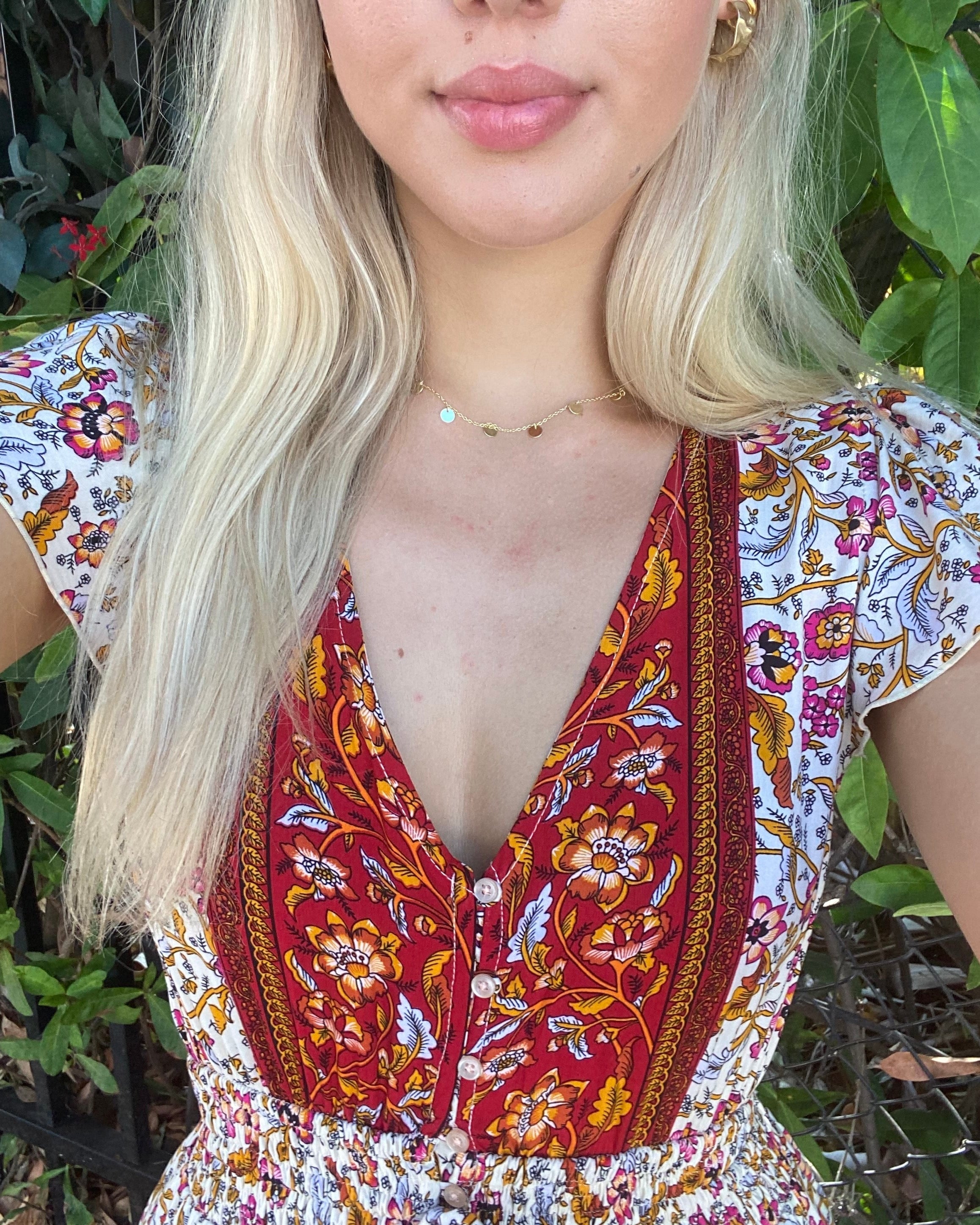 Lulu & Bird Songbird Spellbound Dress - Cream Splash Swimwear Dresses