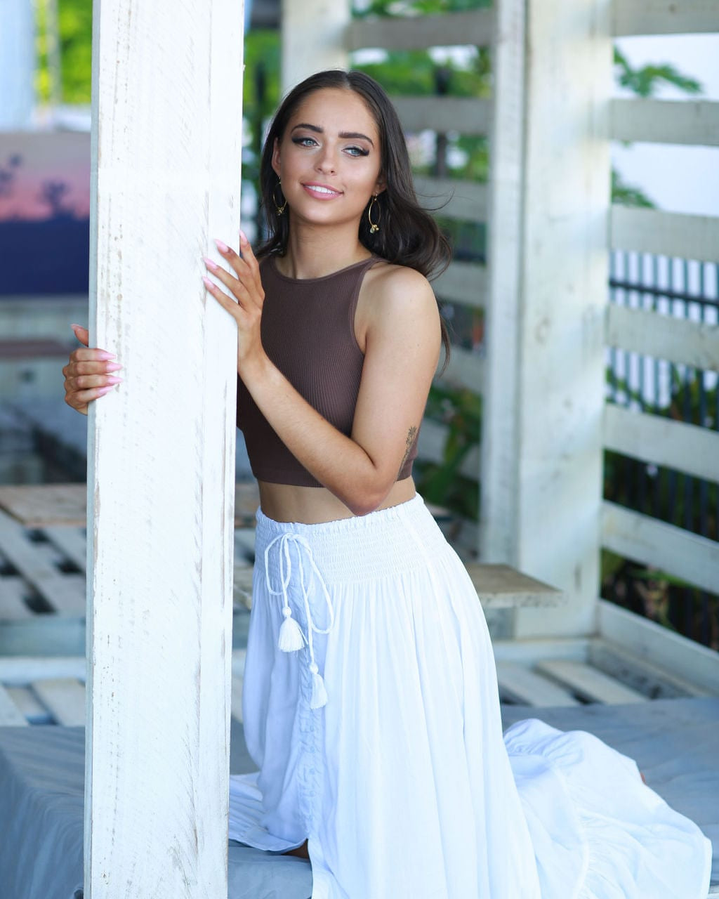 Lulu & Bird Wayfarer Skirt - White Lulu & Bird Lorena Skirt w/Tassel - Black Splash Swimwear Skirts O/S 1000012249