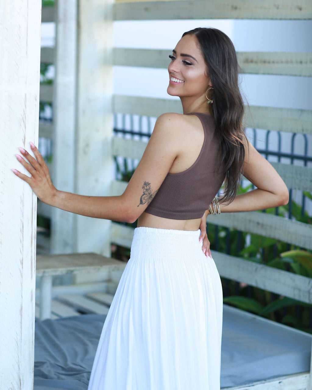 Lulu & Bird Wayfarer Skirt - White Lulu & Bird Lorena Skirt w/Tassel - Black Splash Swimwear Skirts O/S 1000012249