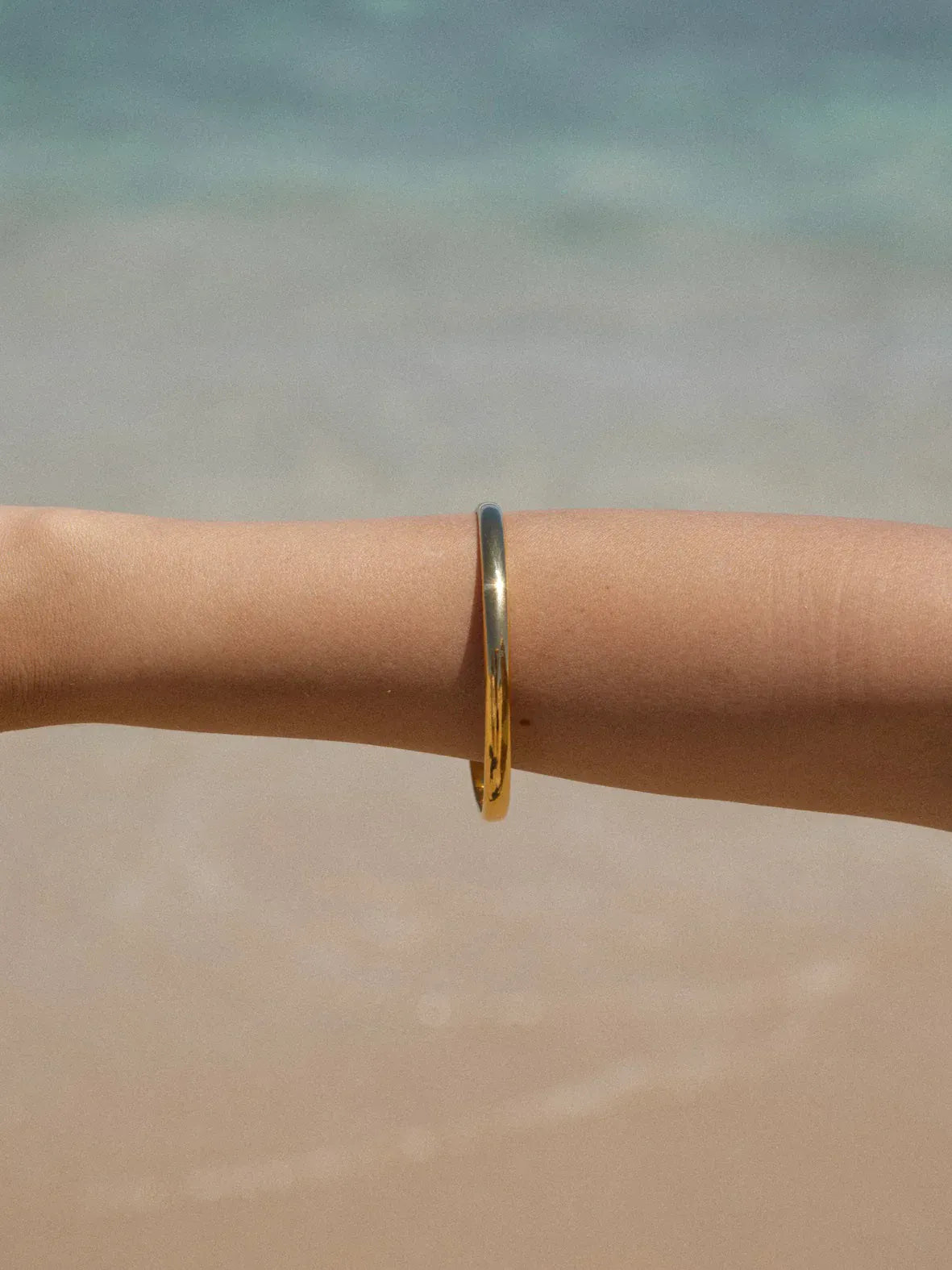 Malakai The Label Malakai Solei Bangle - 18K Gold BCB-171-GLD Malakai Solei Bangle - 18K Gold Splash Swimwear Accessories 12875171