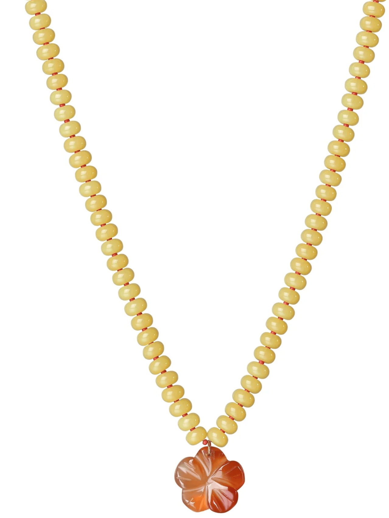 Malakai The Label Malakai The Label Andi Beaded Necklace - Gold BCN-194-GLD Malakai The Label Hibiscus Necklace - Silver Splash Swimwear Accessories 59797923