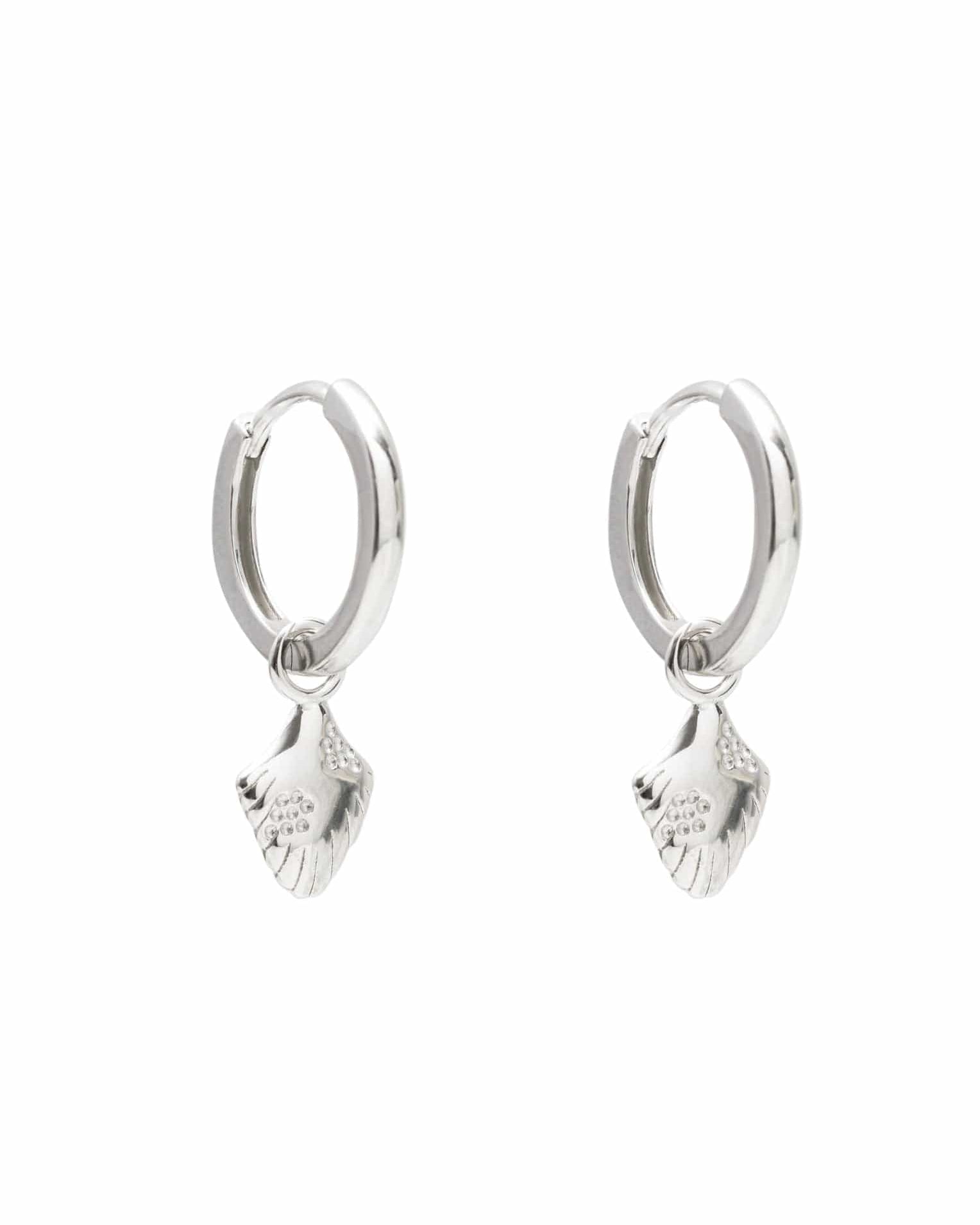 Malakai The Label Maui Glow Hoops - Silver KCE-307-SLV Splash Swimwear Accessories 07791523