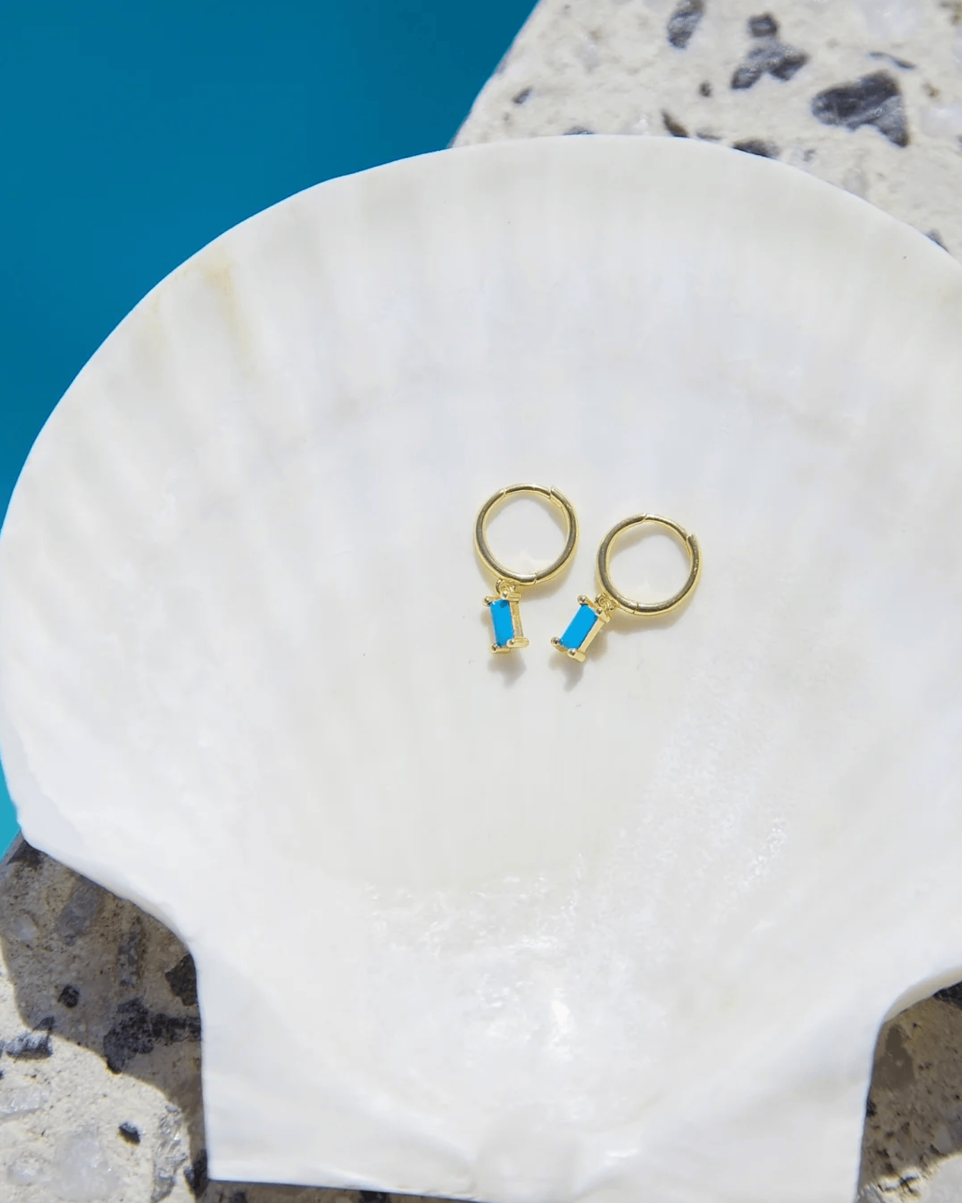 Malakai The Label Oceana Hoops - Gold PPE-407-GLD Oceana Hoops - Gold Splash Swimwear Accessories 00217251