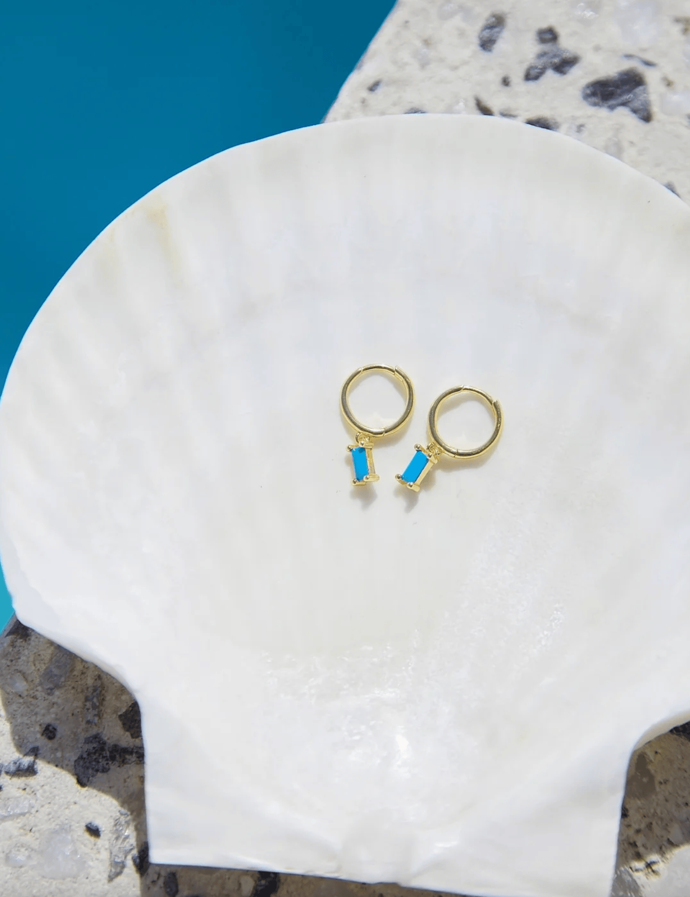 Malakai The Label Oceana Hoops - Gold PPE-407-GLD Oceana Hoops - Gold Splash Swimwear Accessories 00217251