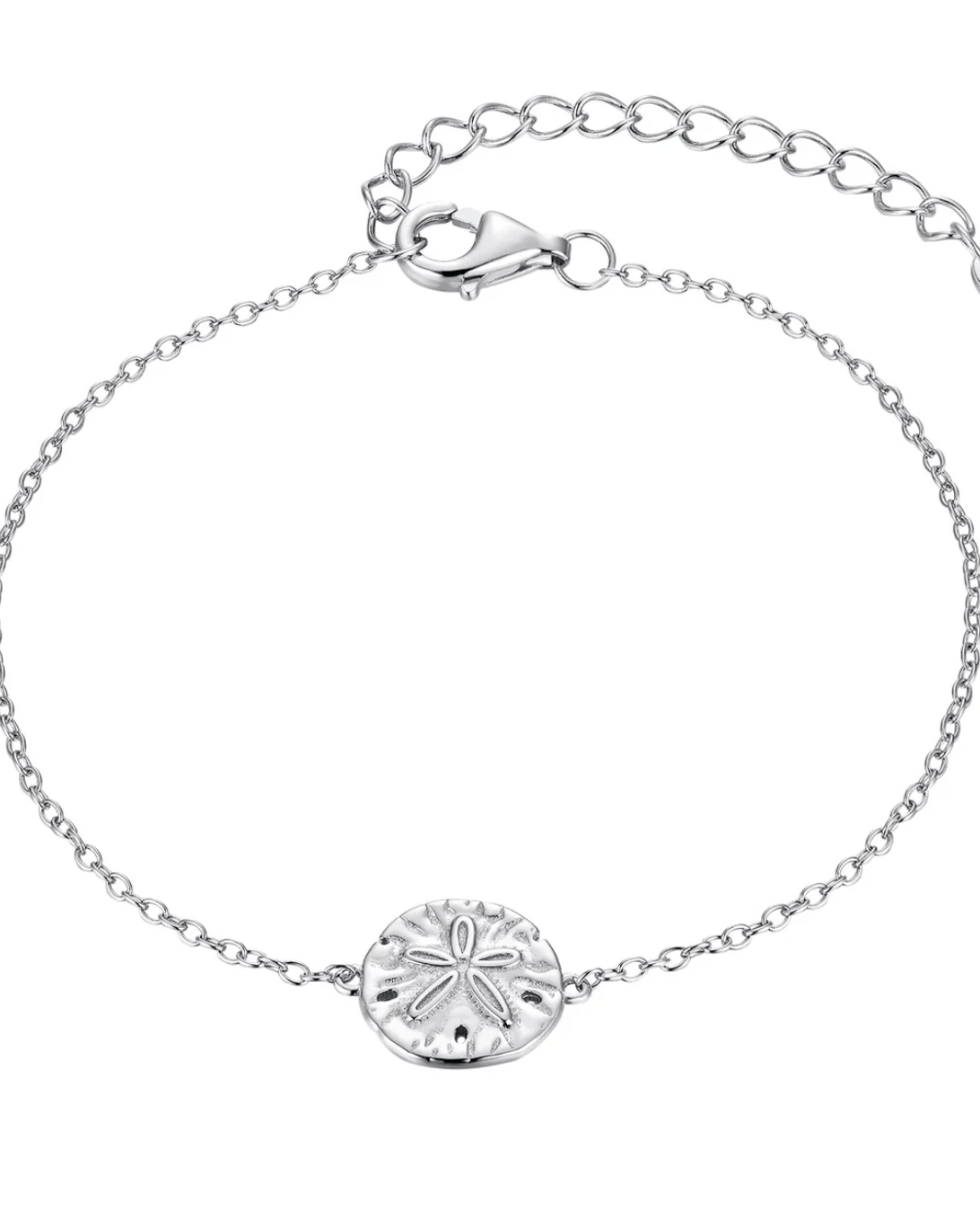 Malakai The Label Sand Dollar Bracelet - Silver CCB-901-SLV Sand Dollar Bracelet - Silver Splash Swimwear Accessories 47864739