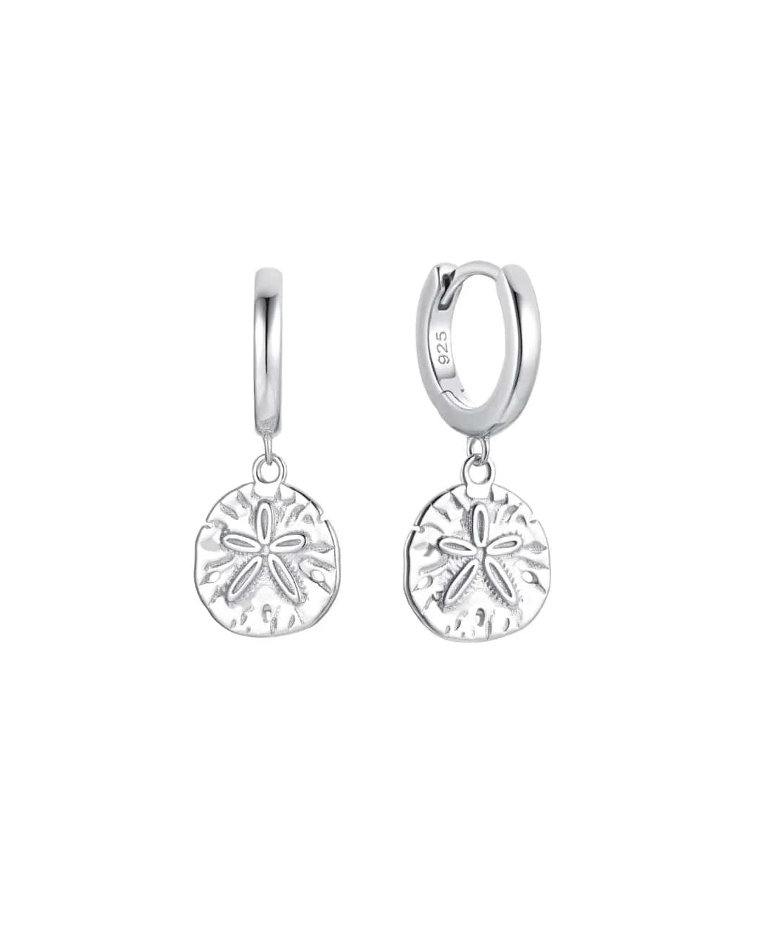 Malakai The Label Sand Dollar Hoops Sand Dollar Hoops Splash Swimwear Accessories