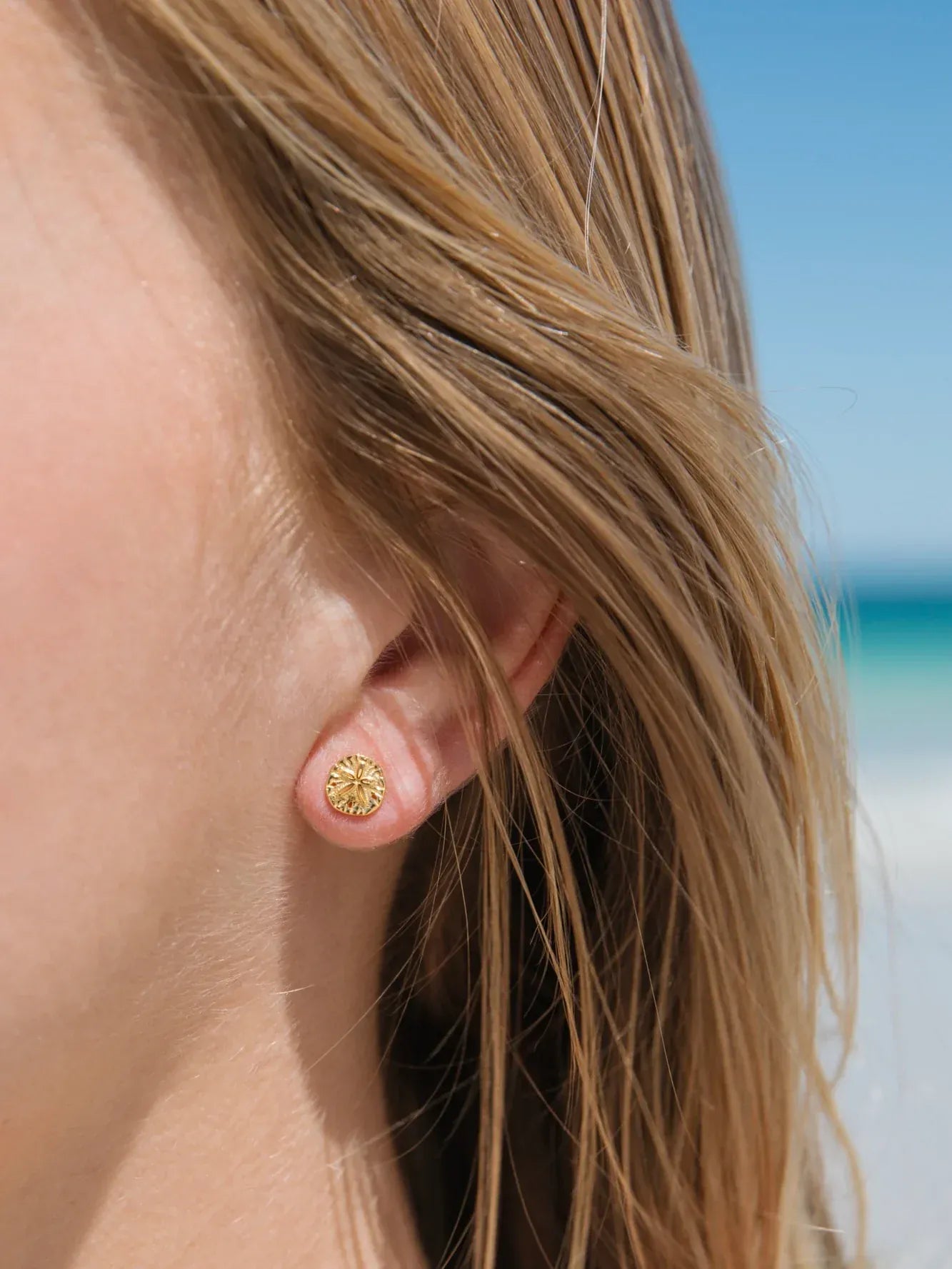 Malakai The Label Sand Dollar Studs Sand Dollar Studs Splash Swimwear Accessories