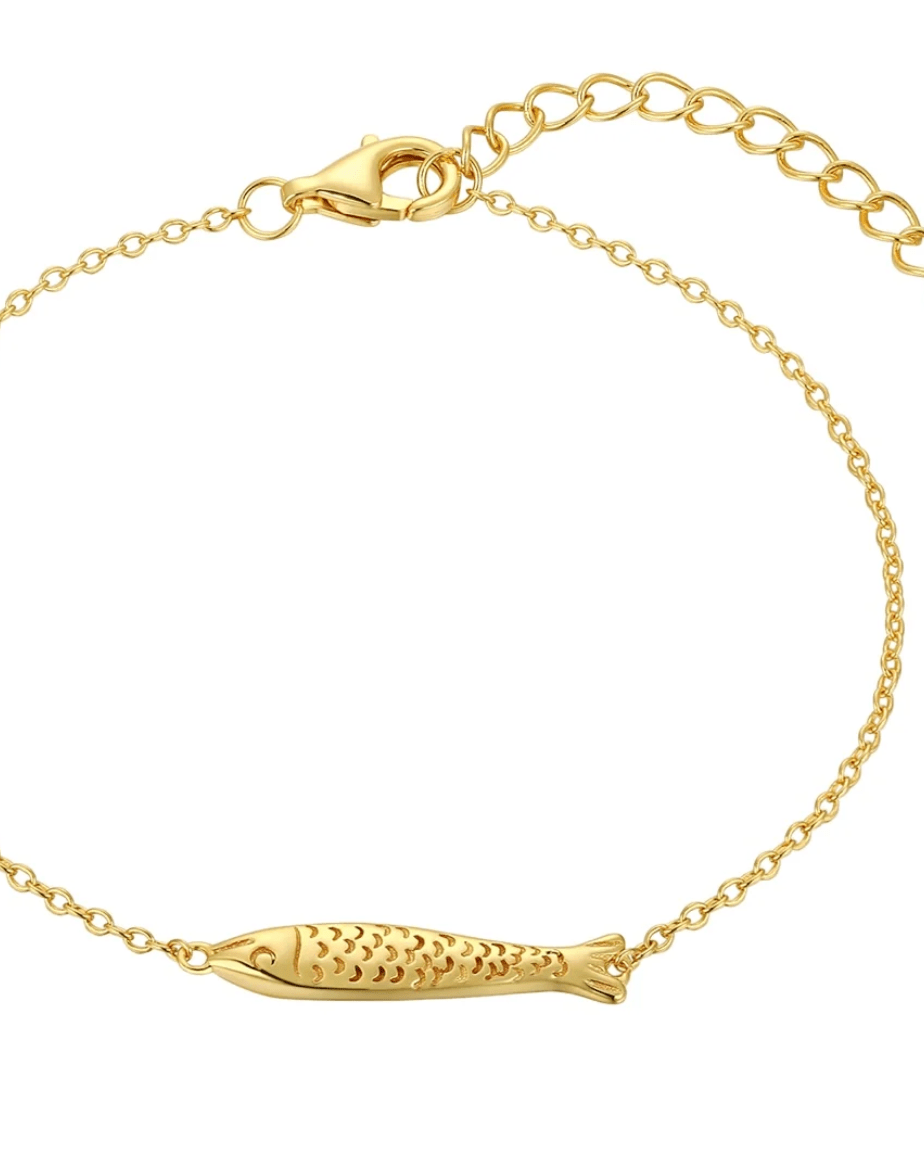 Malakai The Label Sardine Bracelet - 18k Gold SCB-113-GLD Sardine Bracelet - 18k Gold Splash Swimwear Accessories Gold 78623651