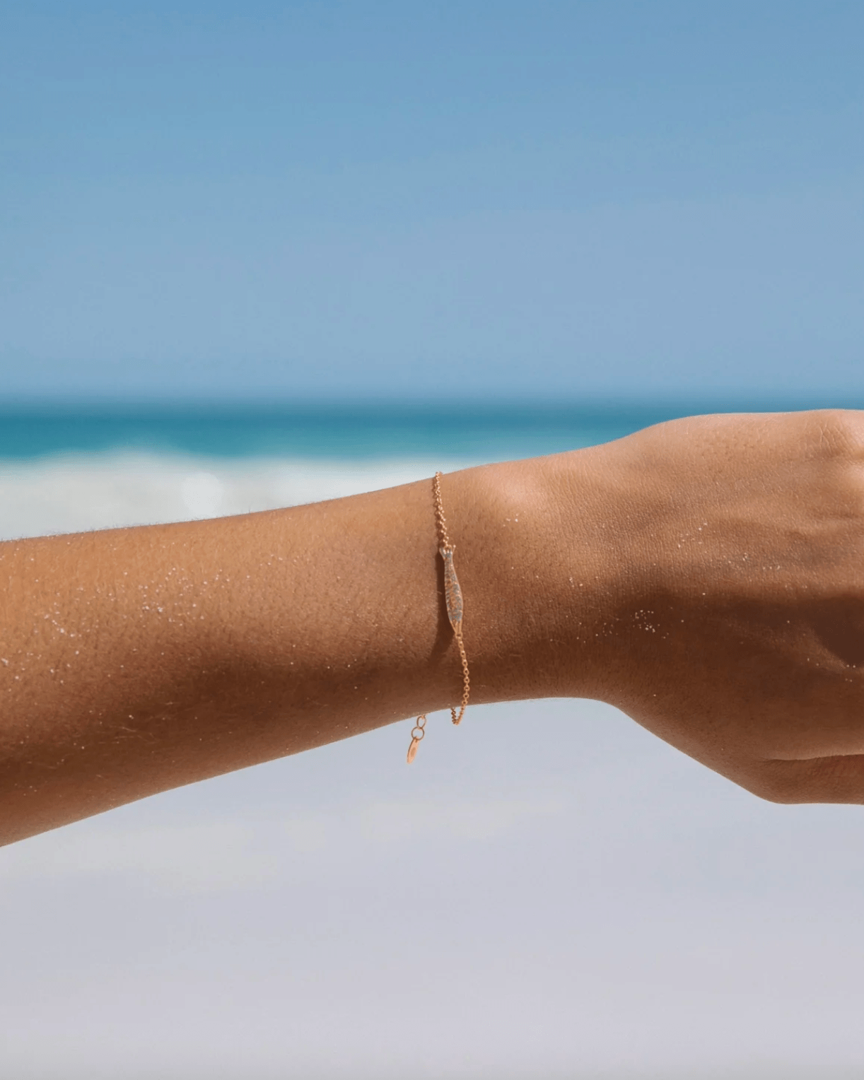 Malakai The Label Sardine Bracelet - 18k Gold SCB-113-GLD Sardine Bracelet - 18k Gold Splash Swimwear Accessories Gold 78623651