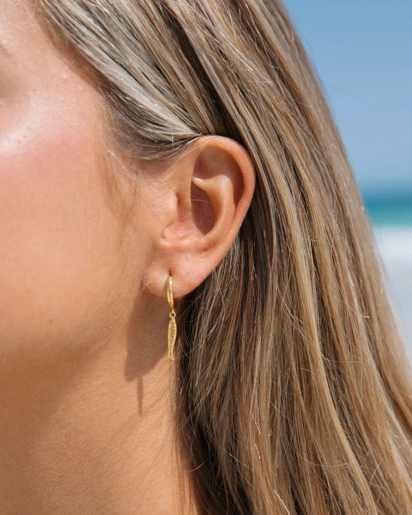 Malakai The Label Sardine Hoops SCE-112-GLD Sardine Hoops Splash Swimwear Accessories Gold 76854179