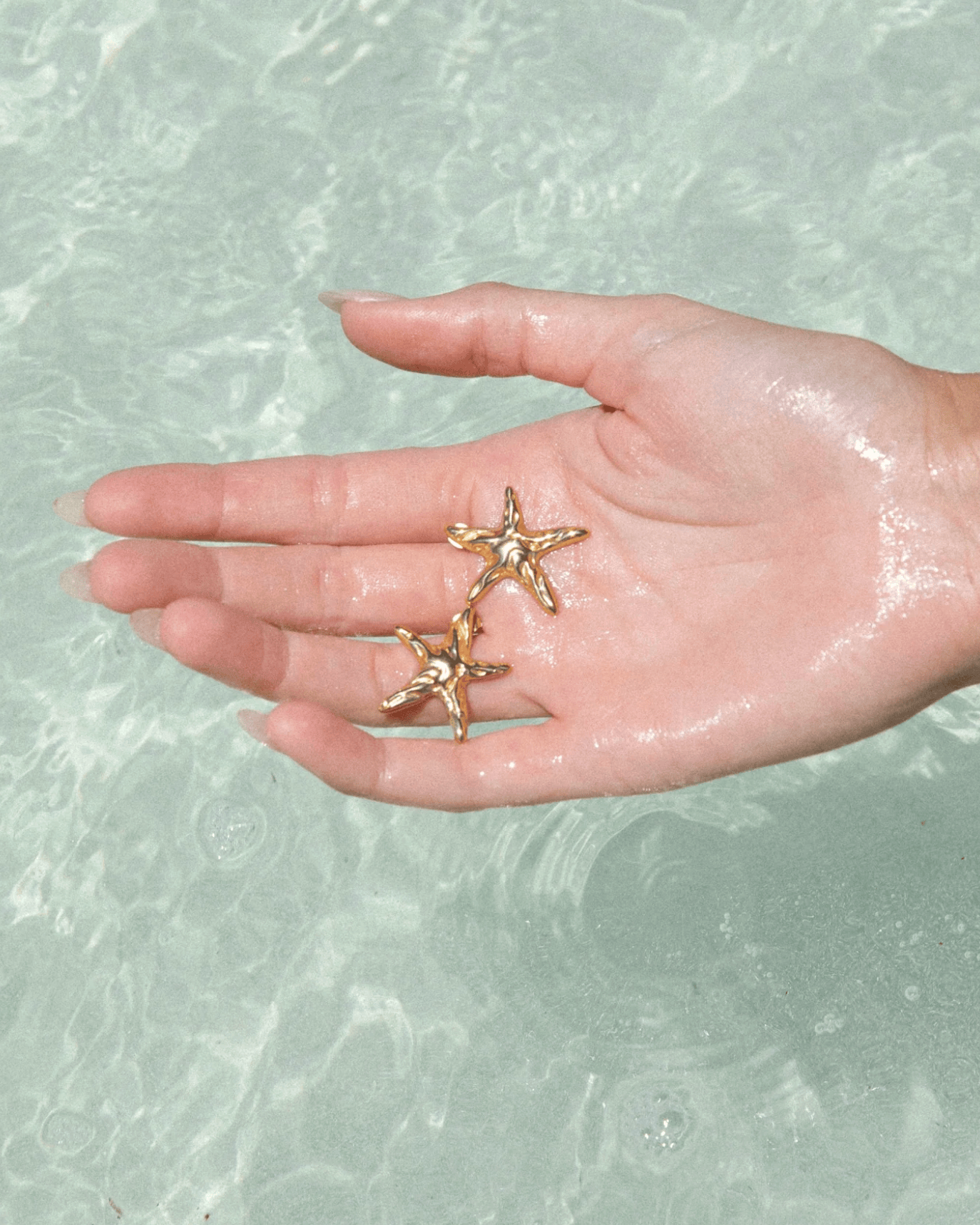 Malakai The Label Solea Earrings - Gold LTE-182-GLD Solea Earrings - Gold Splash Swimwear Accessories 1000029986