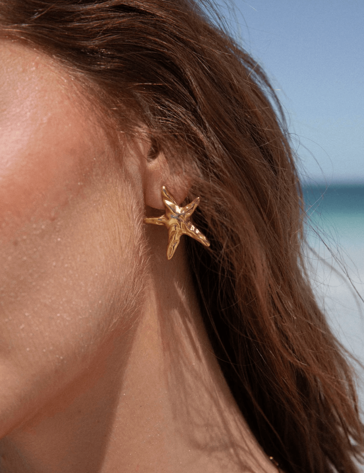 Malakai The Label Solea Earrings - Gold LTE-182-GLD Solea Earrings - Gold Splash Swimwear Accessories 1000029986