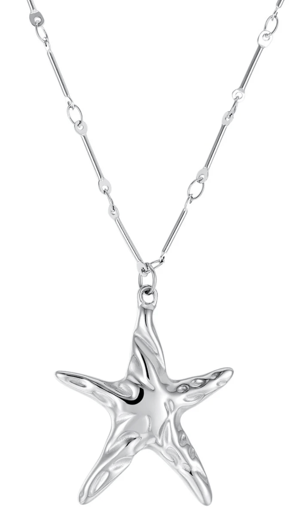 Malakai The Label Solea Necklace - Silver LTN-181-SLV Solea Necklace - Silver Splash Swimwear Accessories 1000029983