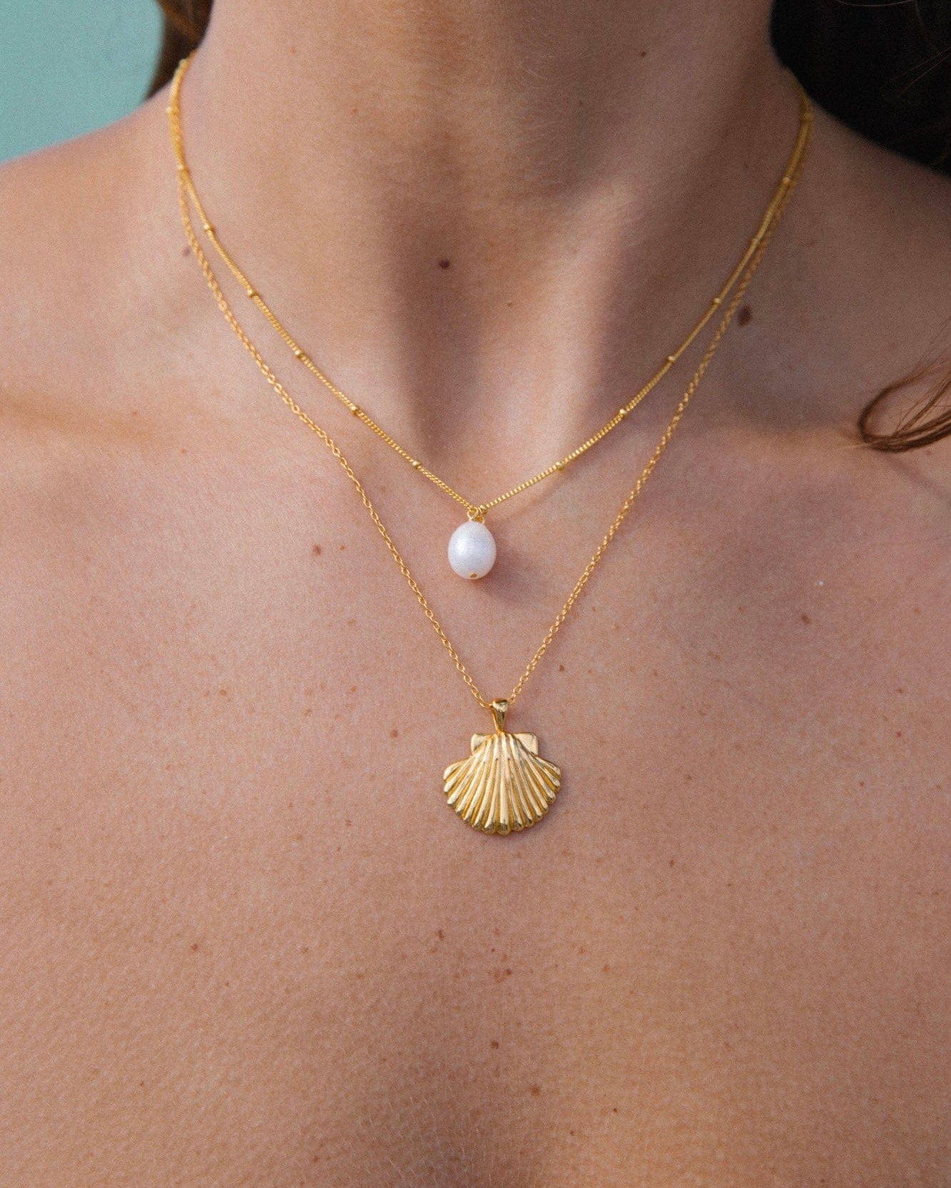 Malakai The Label Sun Shell Necklace SSN-111-GLD Splash Swimwear Accessories 02977443