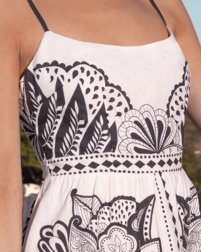 Mia Milani Mia Milani El Tropic Thin Strap Maxi Dress Mia Milani El Tropic Thin Strap Maxi Dress Splash Swimwear Dresses