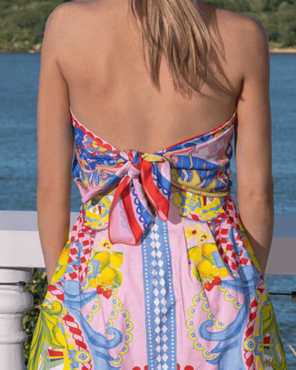 Mia Milani Mia Milani Sicily Square Scarf LPE742 Mia Milani Sicily Square Scarf Splash Swimwear O/S 1000028791