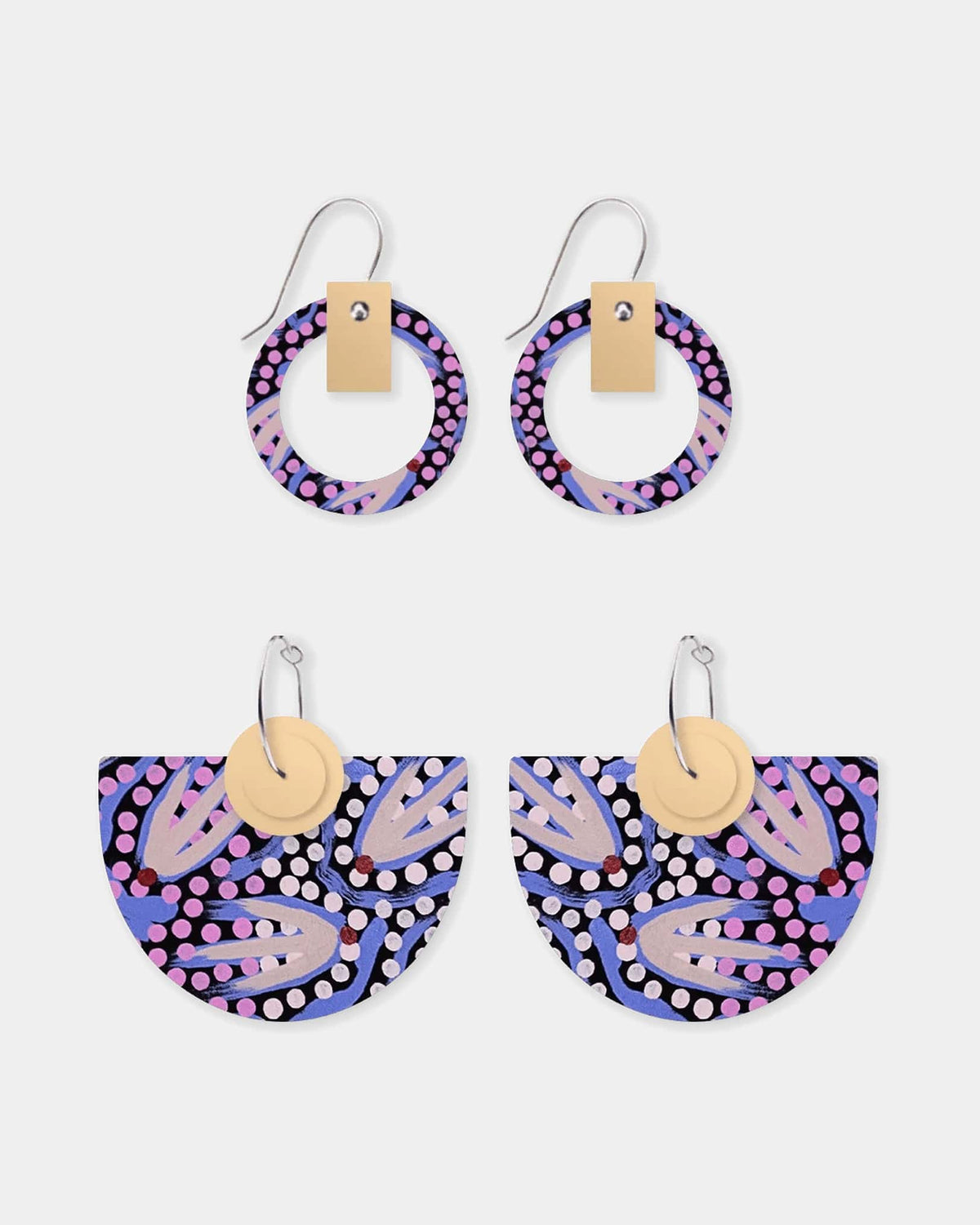 Moe Moe Azeza Possum Dreamtime Bell Halo Pack Earrings 93886391041305 Moe Moe Azeza Possum Dreamtime Bell Halo Pack Earrings Splash Swimwear EBHPDTAZ38