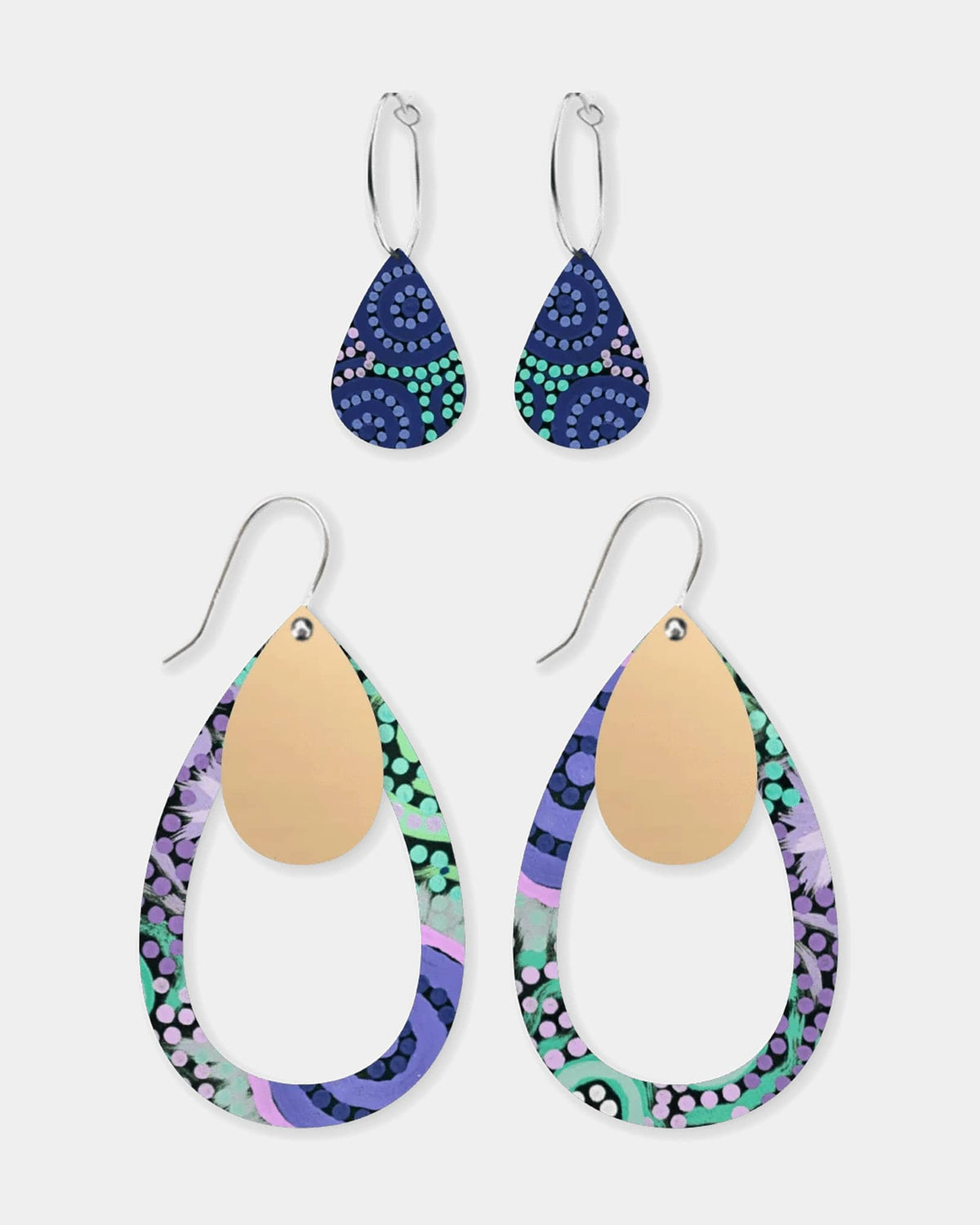 Moe Moe Azeza Possum Dreamtime Trinity Tear Pack Earings 90346251044185 Moe Moe Azeza Possum Dreamtime Trinity Tear Pack Earings Splash Swimwear ETTPDTAZ38