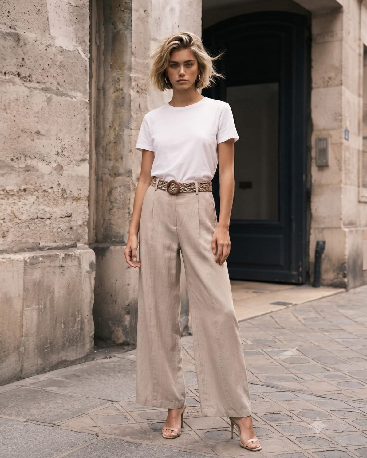Mondara Marbella Wide Leg Pants - Sand Marbella Wide Leg Pants - Sand Splash Swimwear Pants
