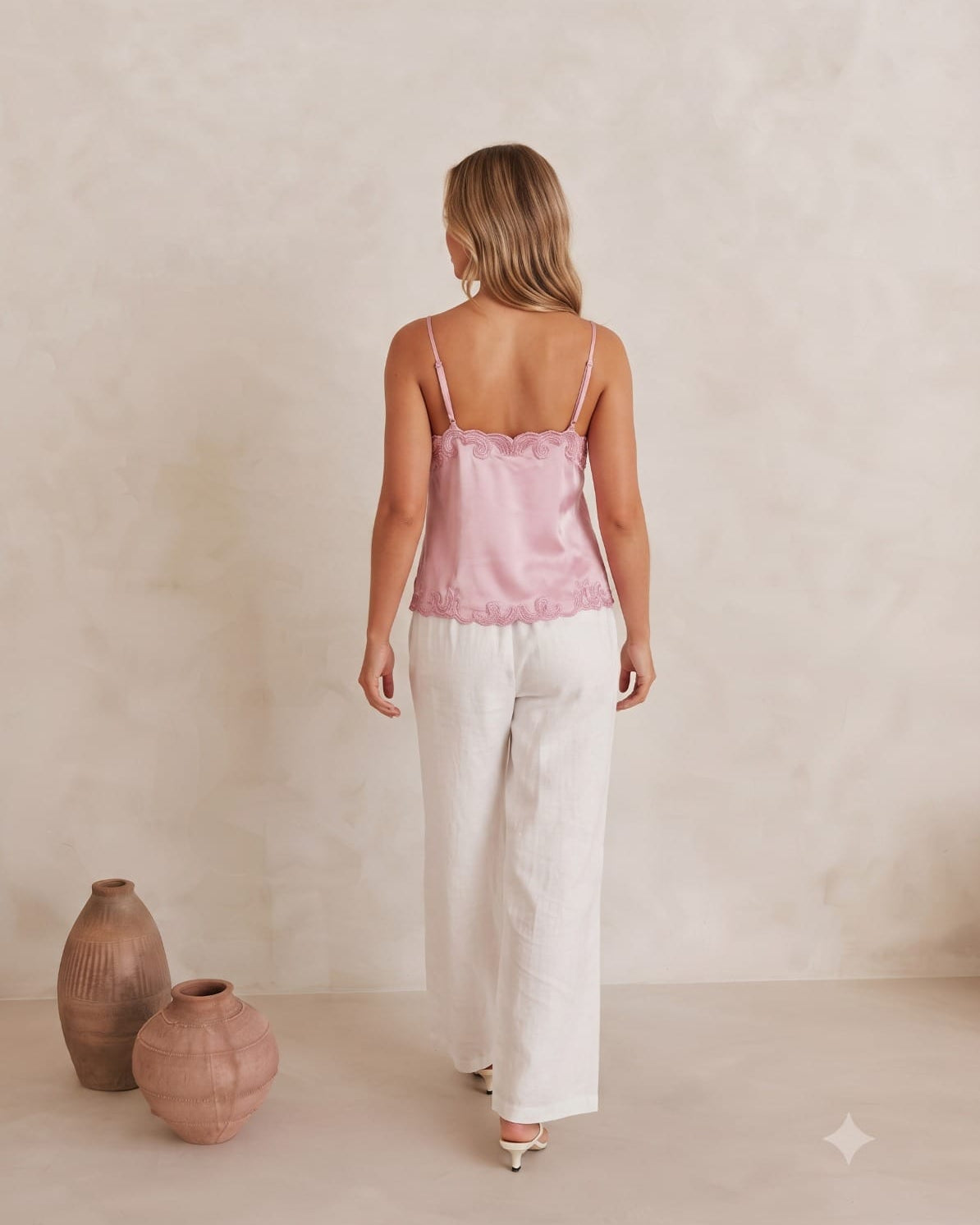Mondara Sorella Embroidered Cami Sorella Embroidered Cami Splash Swimwear Tops