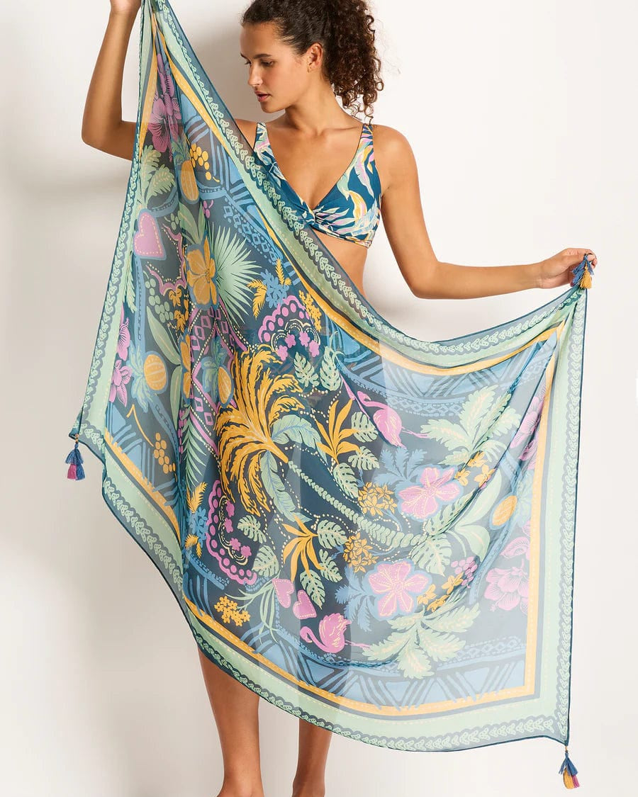 Monte & Lou Huanhine Sarong 5115HU Monte & Lou Huanhine Sarong Splash Swimwear 9353802056098