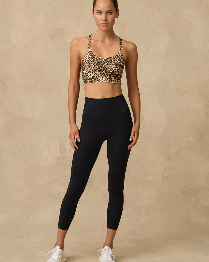 Monte & Lou Monte & Lou 7/8 Legging - Black 4003ML-BL-S | 9353802080222 Monte & Lou 7/8 Legging - Black Splash Swimwear S