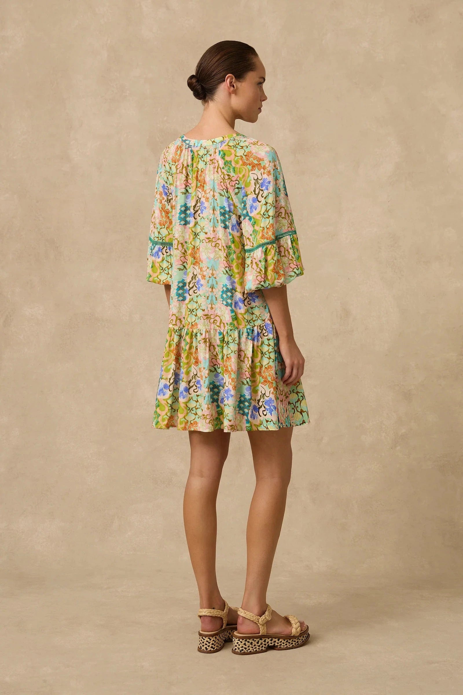 Monte & Lou Monte & Lou Ayla Mini Dress Monte & Lou Ayla Mini Dress Splash Swimwear