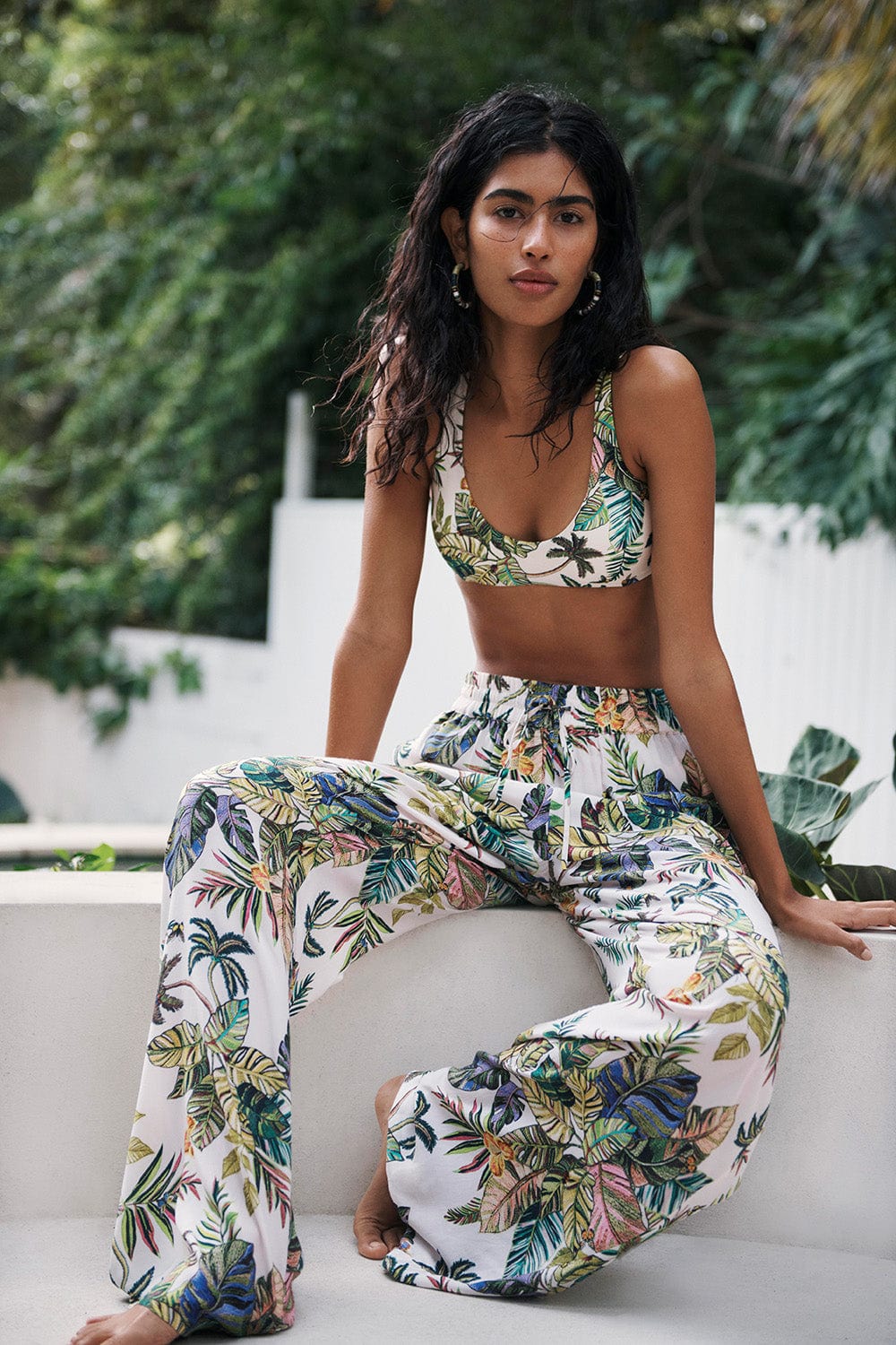 Monte & Lou Monte & Lou Catalina Pant Monte & Lou Catalina Pant Splash Swimwear