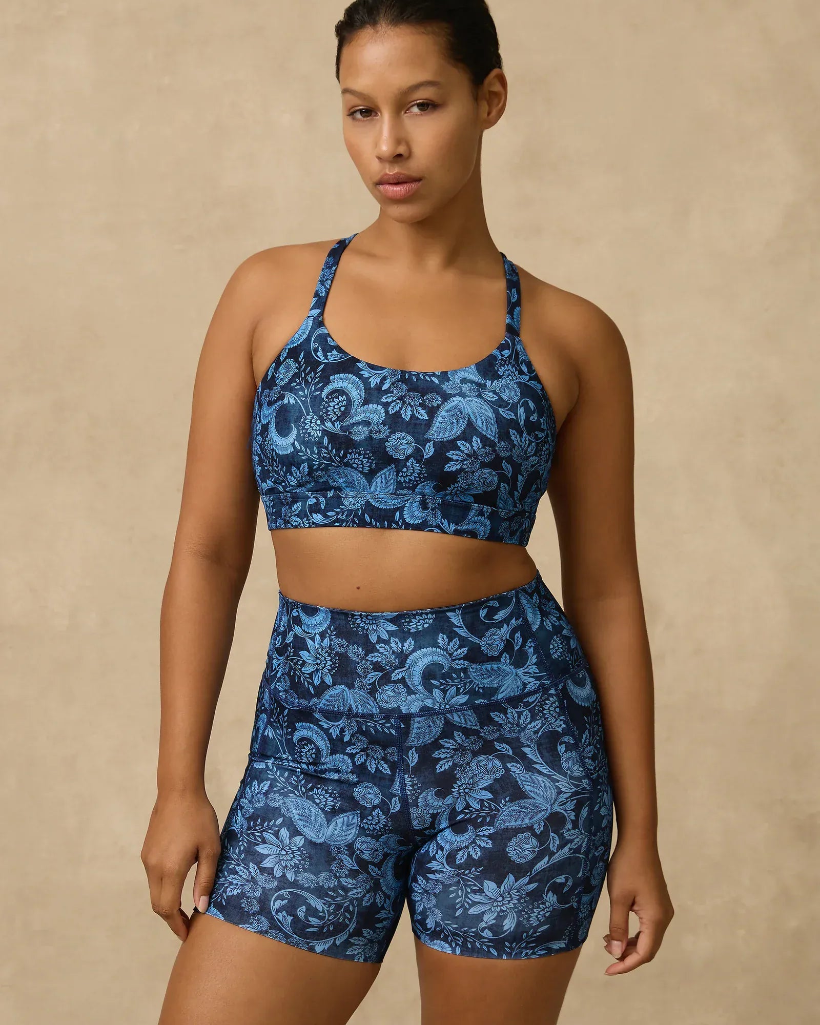 Monte & Lou Monte & Lou Taylor Crop Top 4001TY Monte & Lou Taylor Crop Top Splash Swimwear S 9353802080475