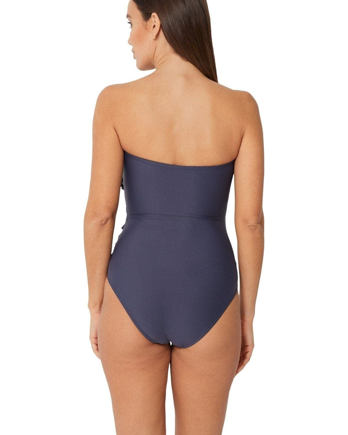 Monte & Lou Spliced Bandeau Maillot - Nightfall* Spliced Bandeau Maillot Splash Swimwear Swim Dress, Tankini & One Piece