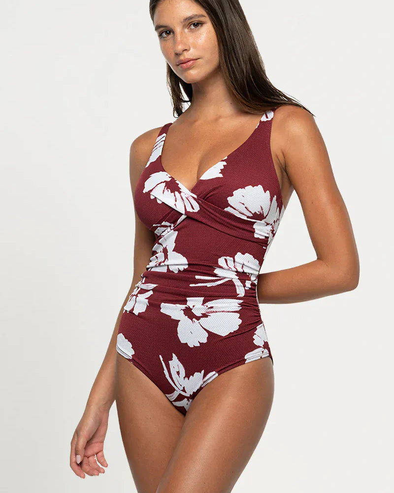 Nip Tuck Swim Nip Tuck Whispering Allure Louise Multifit Ruched Front One Piece - Maroon NT1150WA Nip Tuck Whispering Allure Louise Multifit Ruched Front One Piece - Maroon Splash Swimwear One Piece AU12/US8 9347760736543
