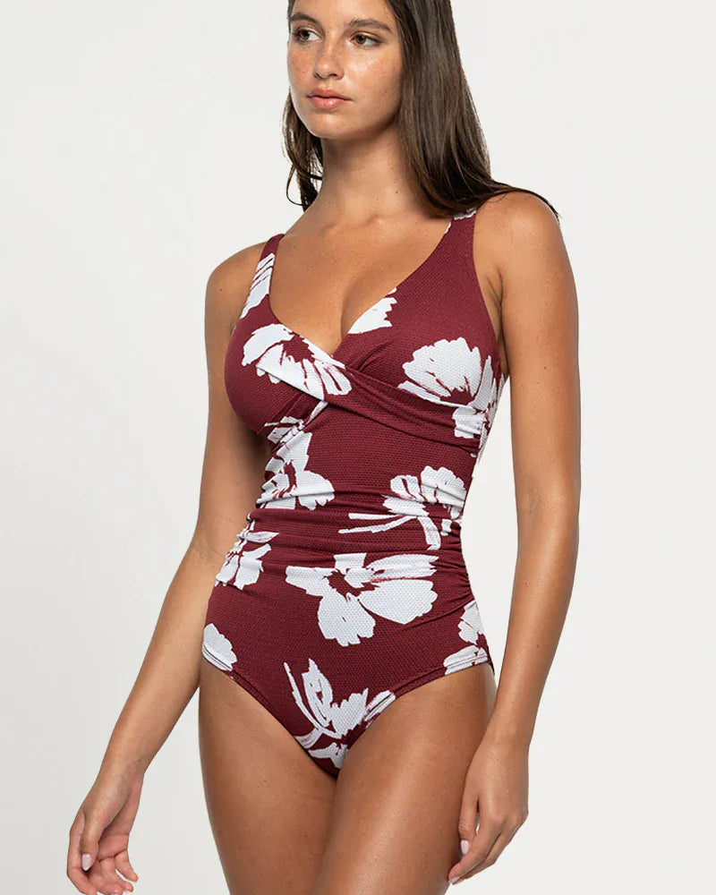 Nip Tuck Swim Nip Tuck Whispering Allure Louise Multifit Ruched Front One Piece - Maroon NT1150WA Nip Tuck Whispering Allure Louise Multifit Ruched Front One Piece - Maroon Splash Swimwear One Piece AU12/US8 9347760736543